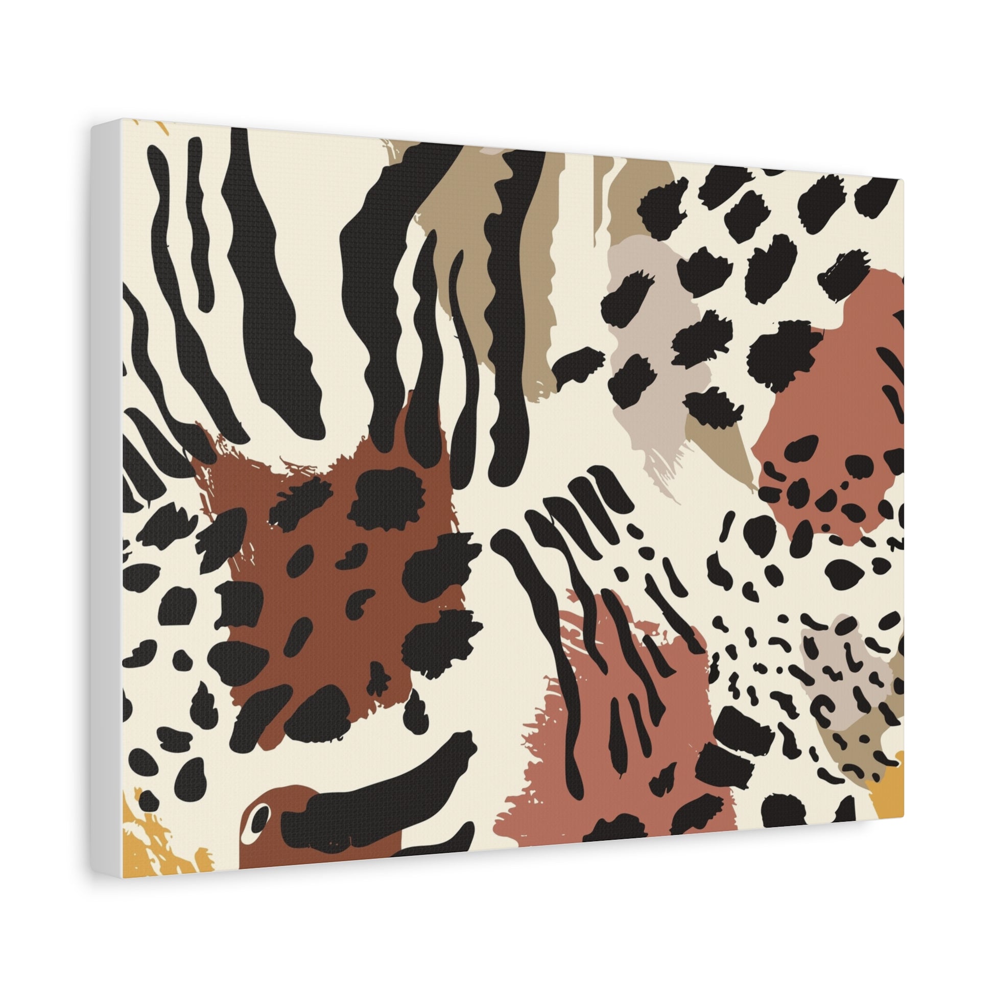 Abstract Animal Print Canvas Art - Modern Home Decor
