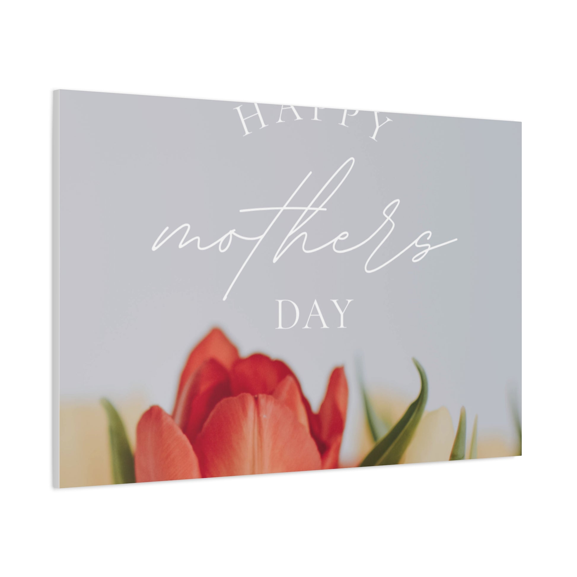 Mother's Day Matte Canvas Wall Art - Floral Design