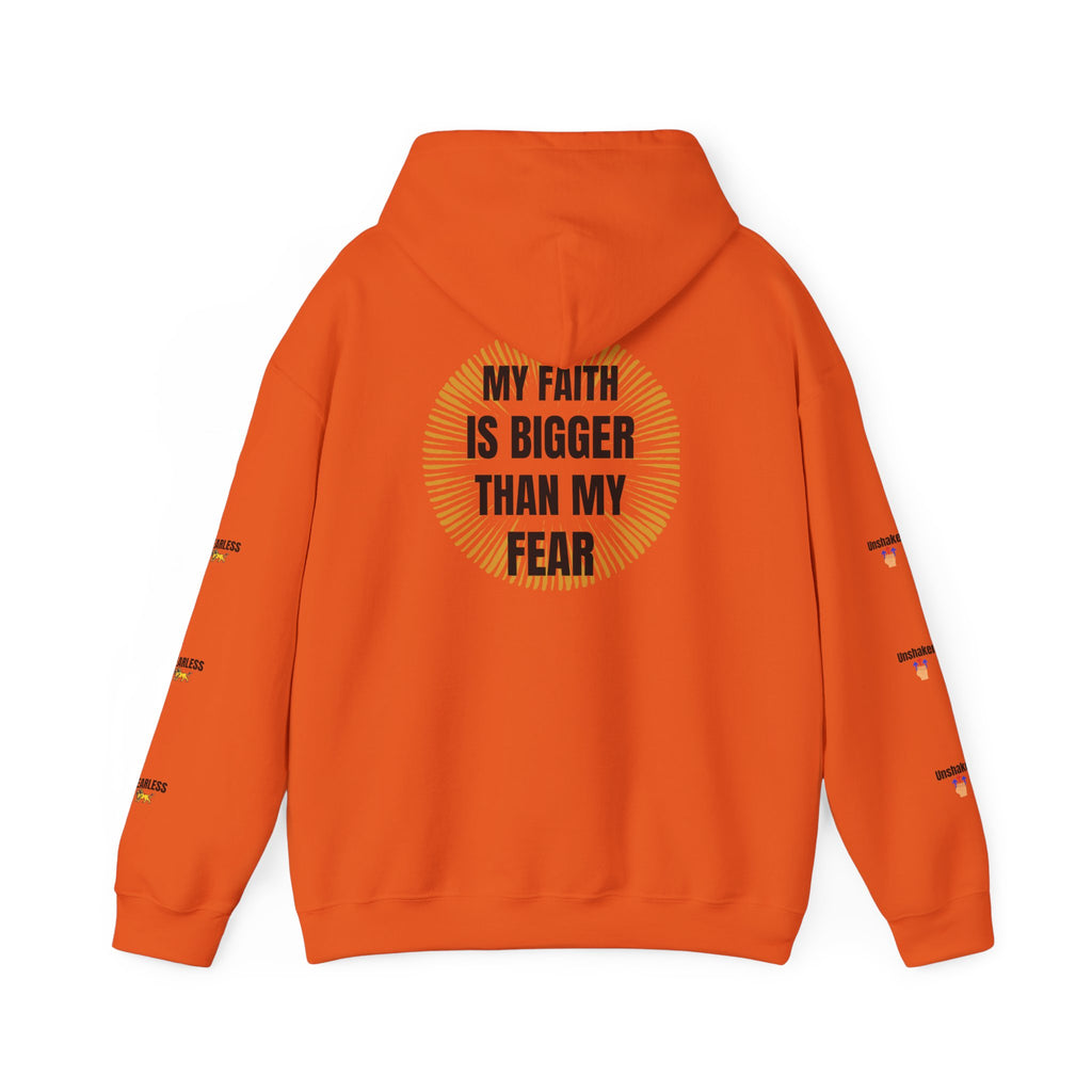 Faith Over Fear Hoodie - Unisex Heavy Blend Sweatshirt for Comfort and Inspiration