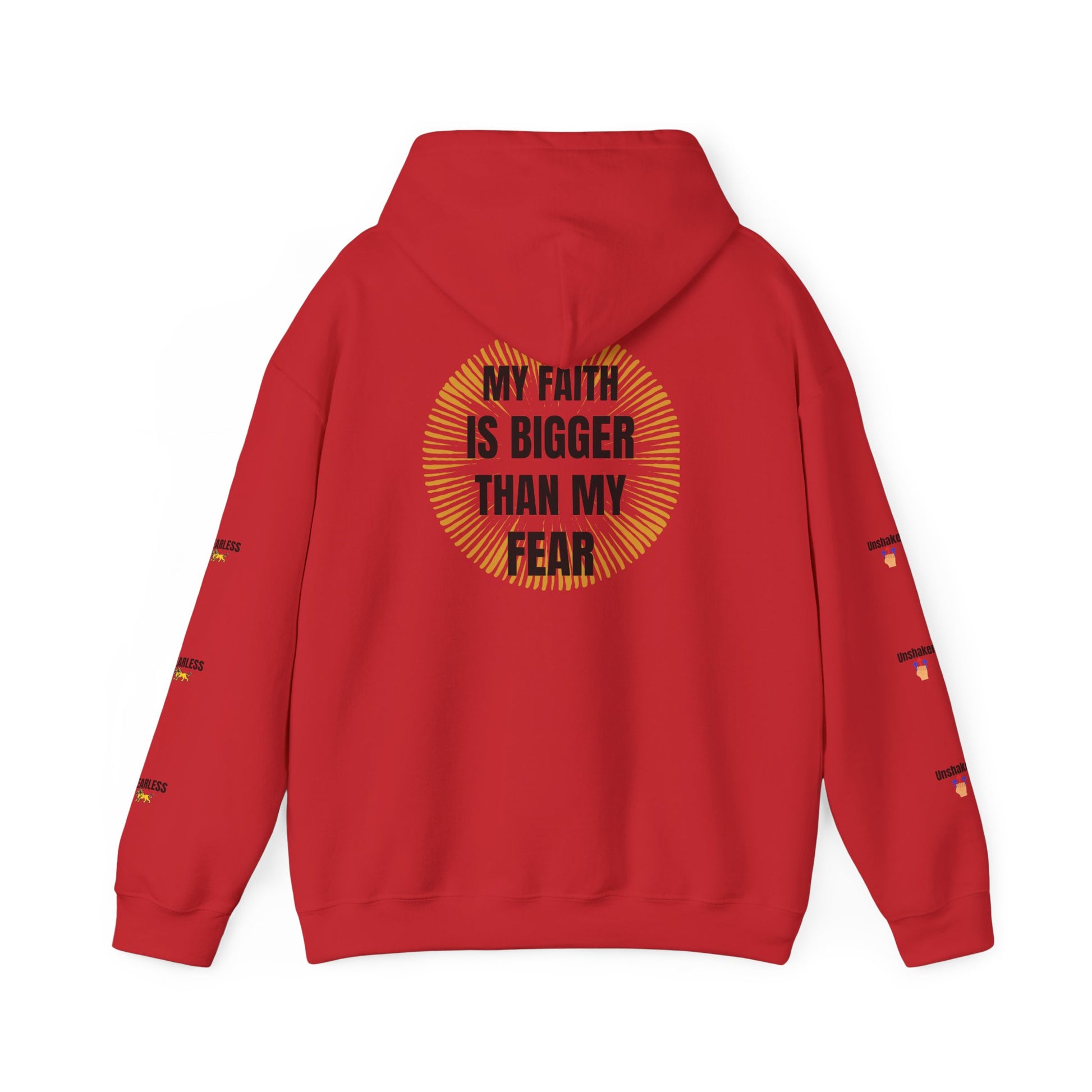 Faith Over Fear Hoodie - Unisex Heavy Blend Sweatshirt for Comfort and Inspiration