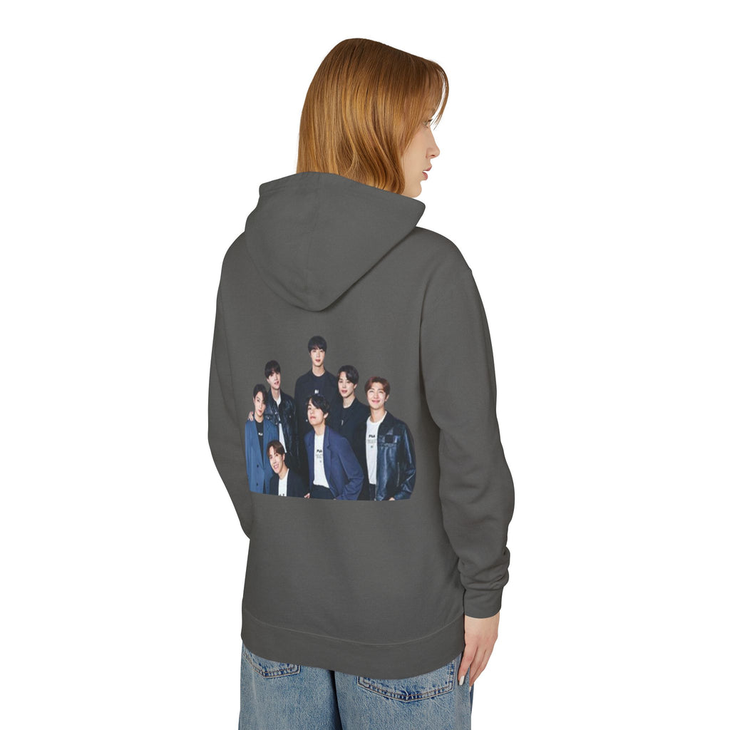BTS Inspirational Quote Hoodie - Unisex Lightweight Sweatshirt