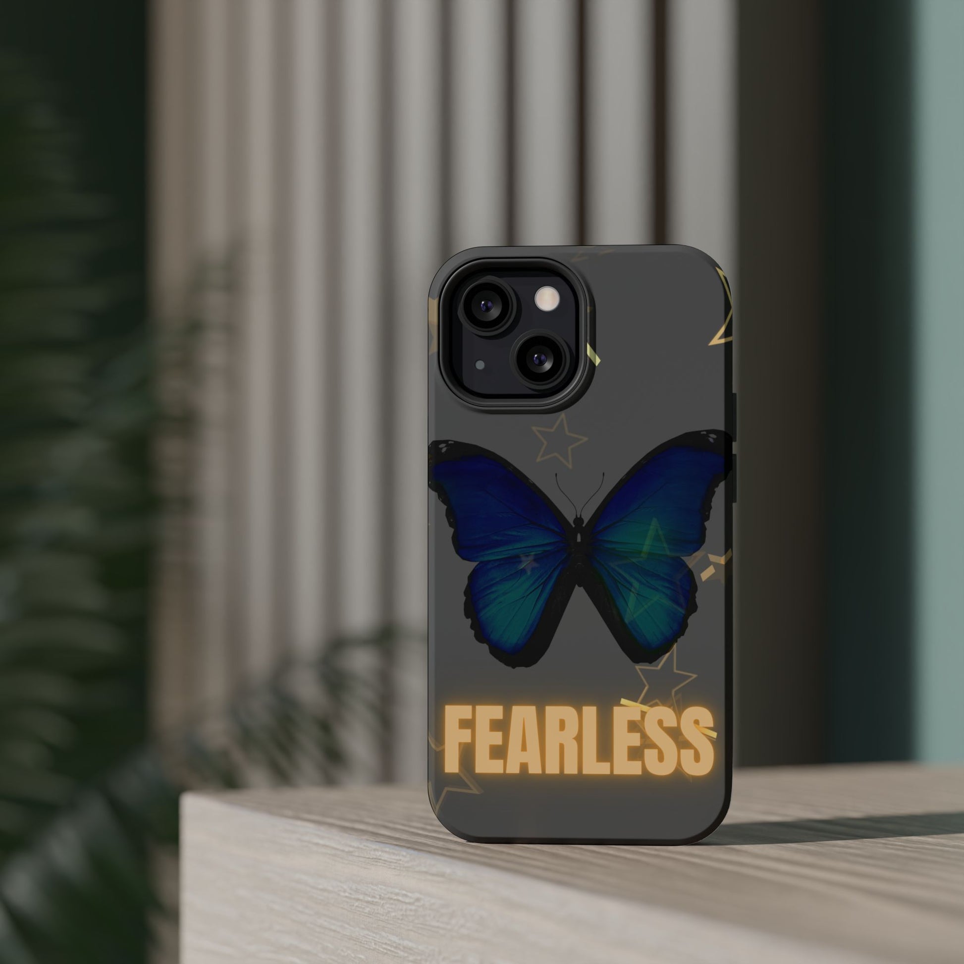 Fearless Butterfly Magnetic Phone Case - Bold and Inspirational Design