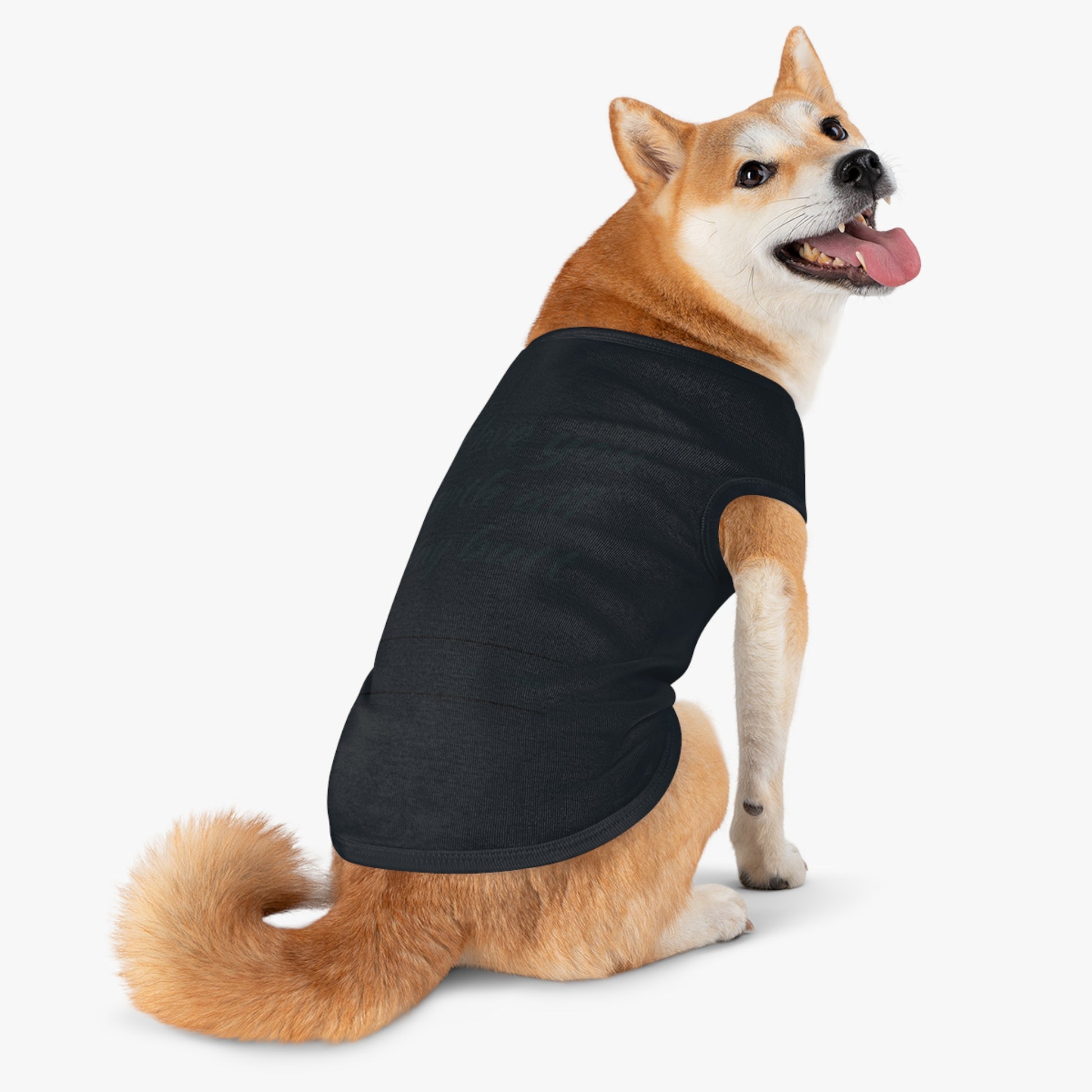 Funny Pet Tank Top - "I Love You with All My Butt"