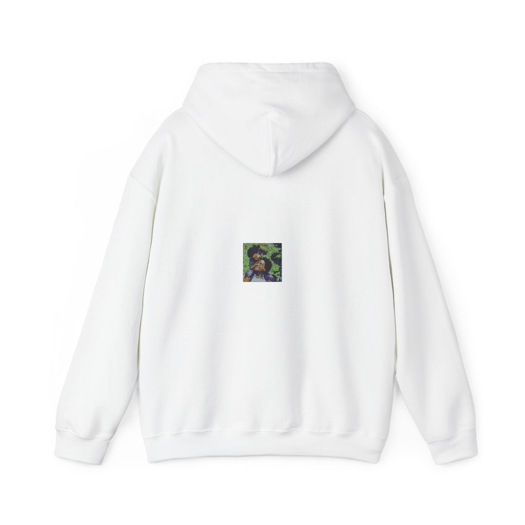Bohemian Style Unisex Heavy Blend Hooded Sweatshirt with Nature-Inspired Design, Cozy Gift, Casual Wear, Trendy, Comfortable