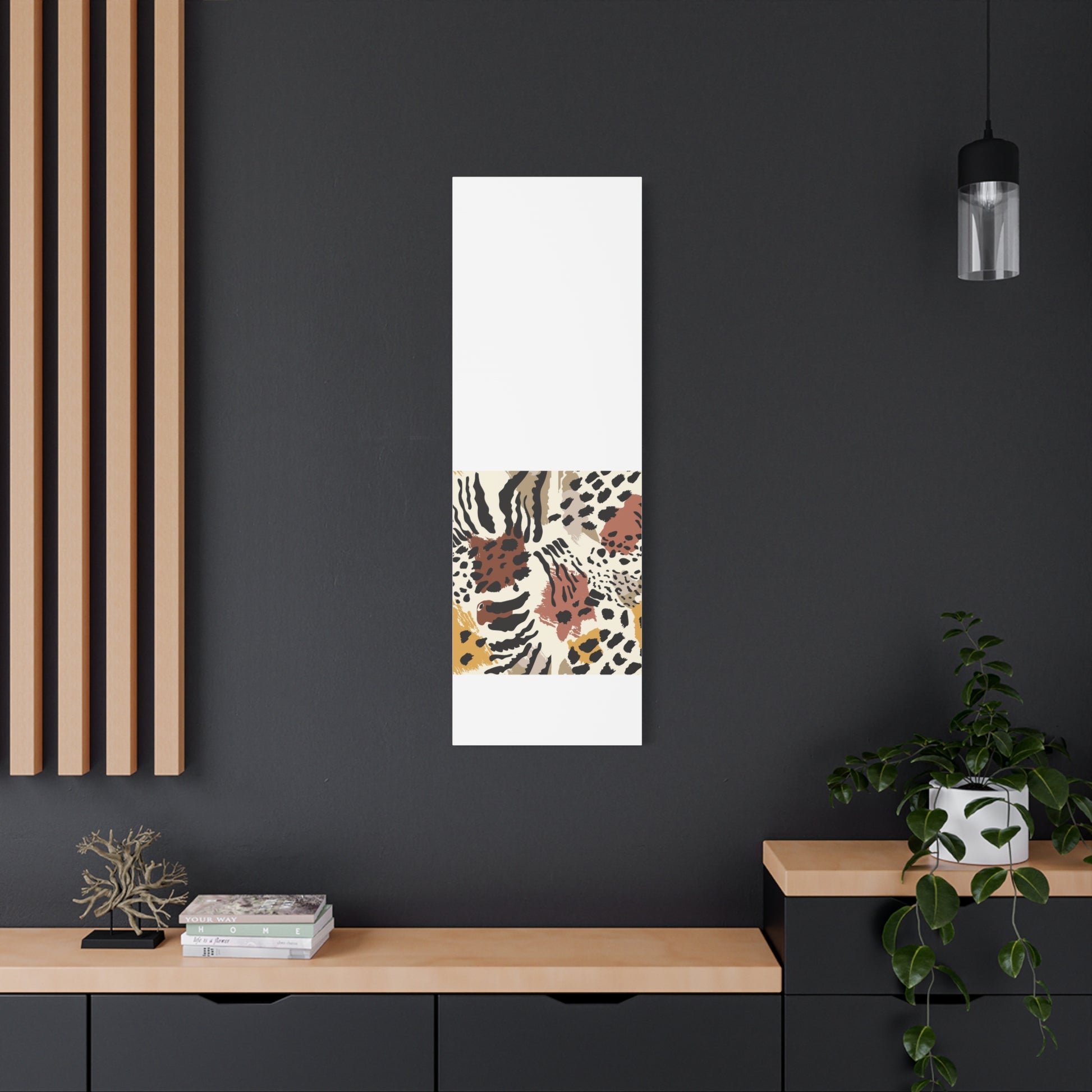 Abstract Animal Print Canvas Art - Modern Home Decor