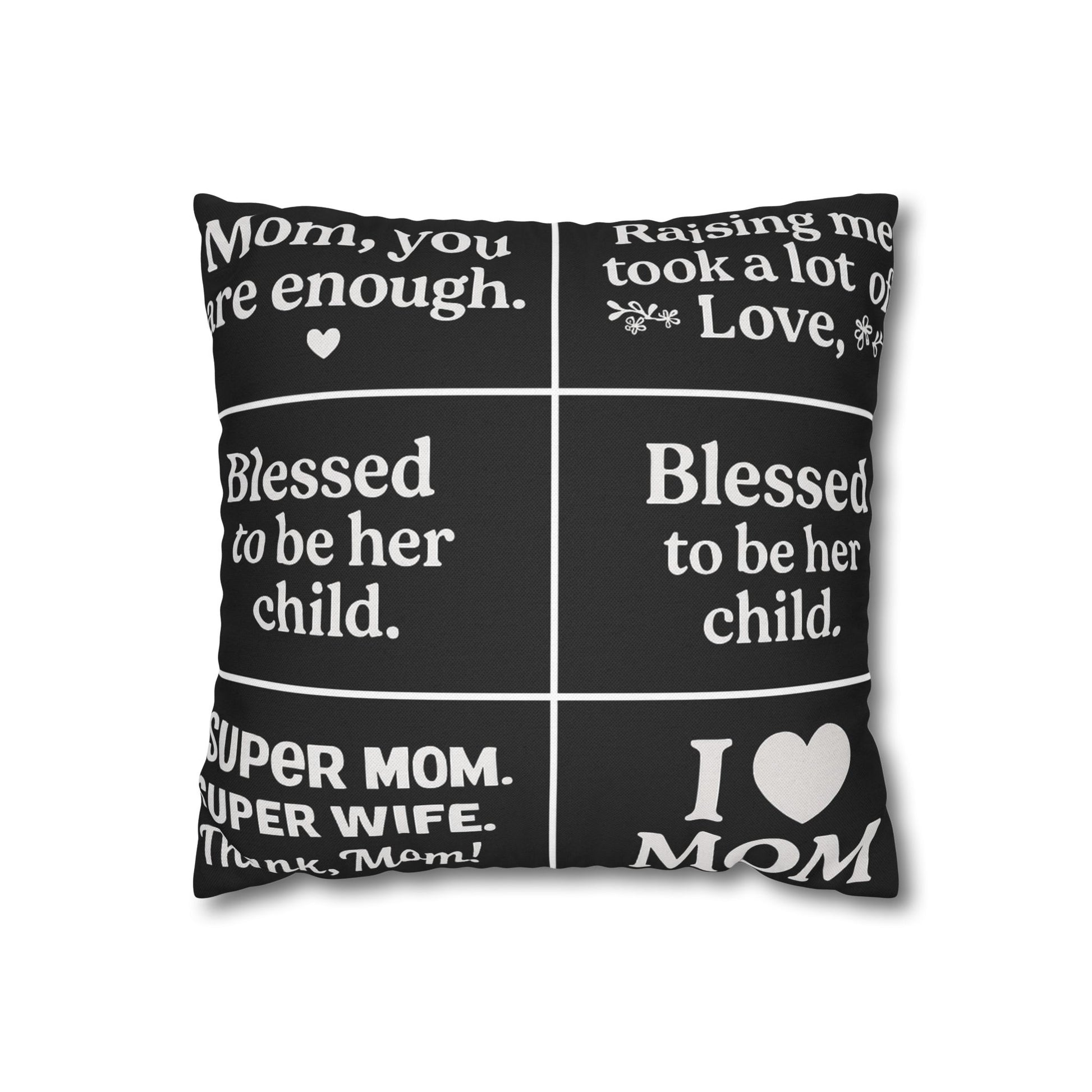 Inspirational Mom Pillowcase - Perfect Gift for Mother's Day & Celebrations