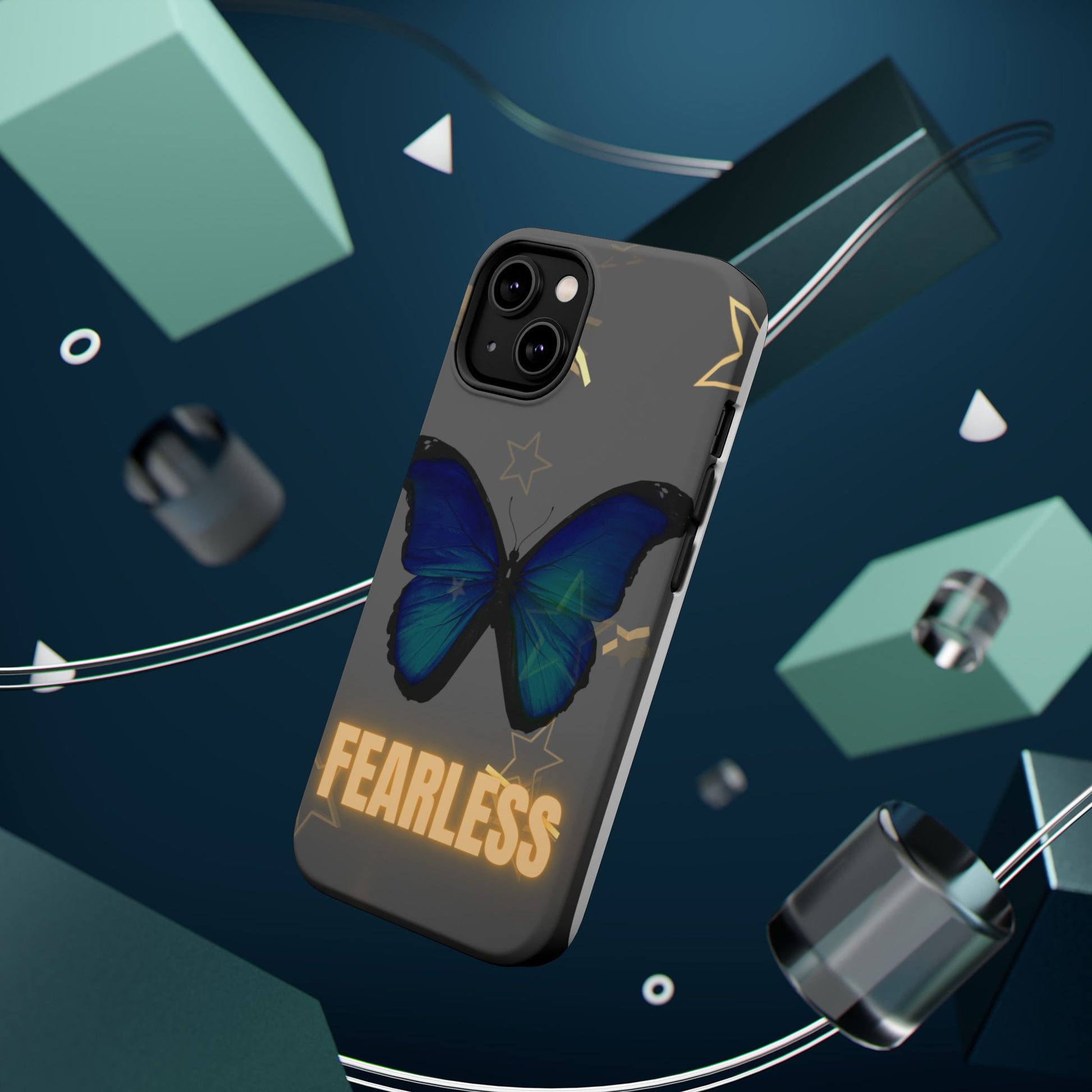 Fearless Butterfly Magnetic Phone Case - Bold and Inspirational Design