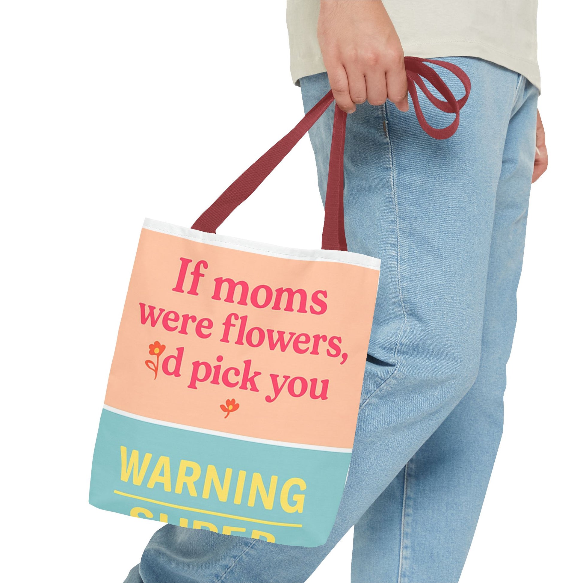 Floral Quote Tote Bag for Moms - Perfect Gift for Mother’s Day