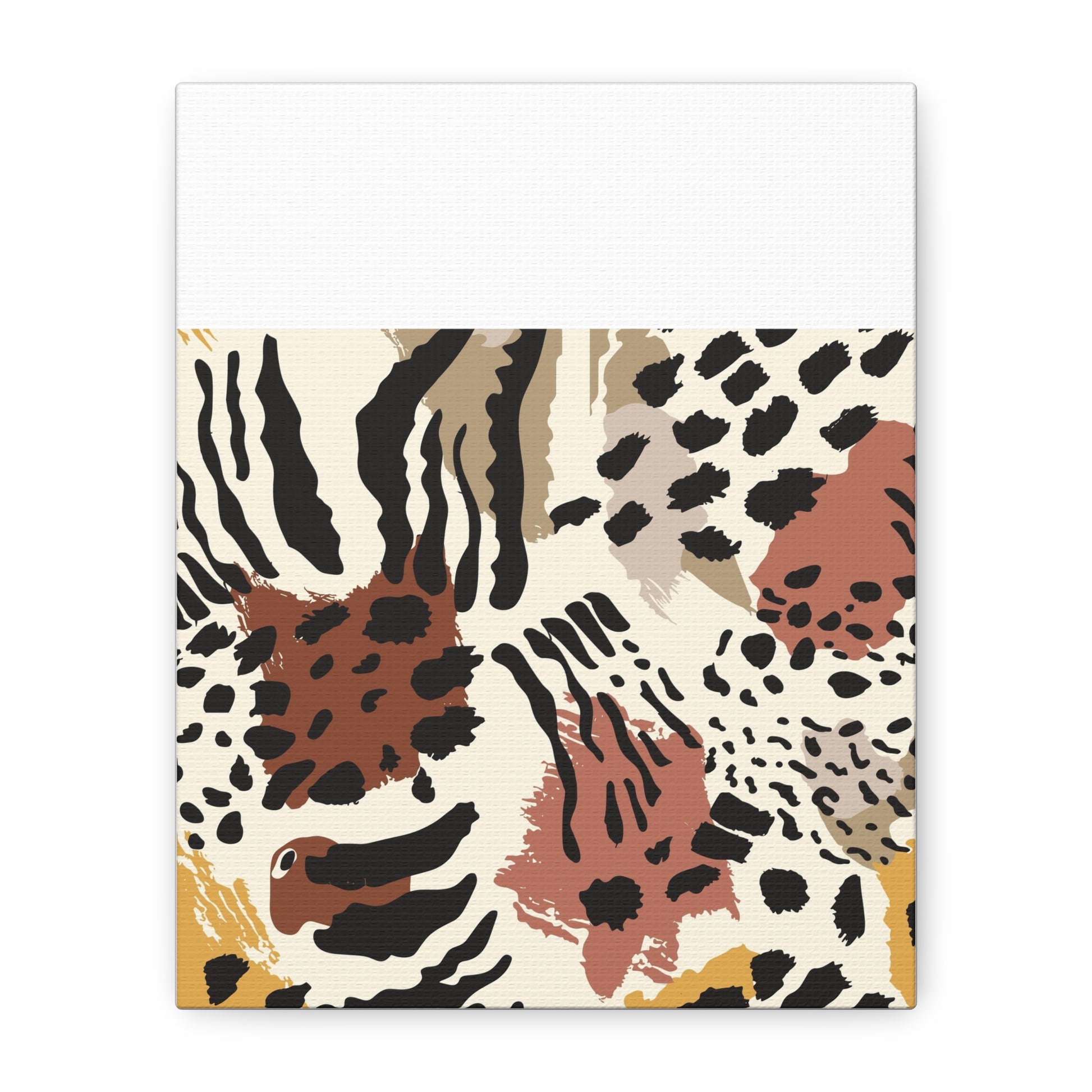 Abstract Animal Print Canvas Art - Modern Home Decor