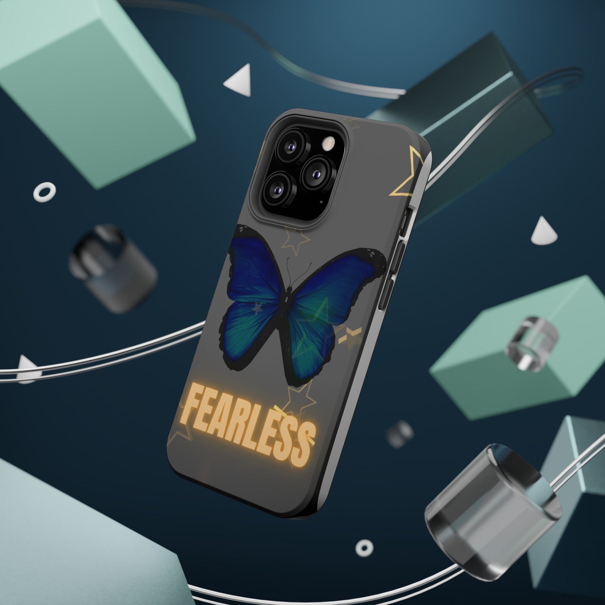 Fearless Butterfly Magnetic Phone Case - Bold and Inspirational Design