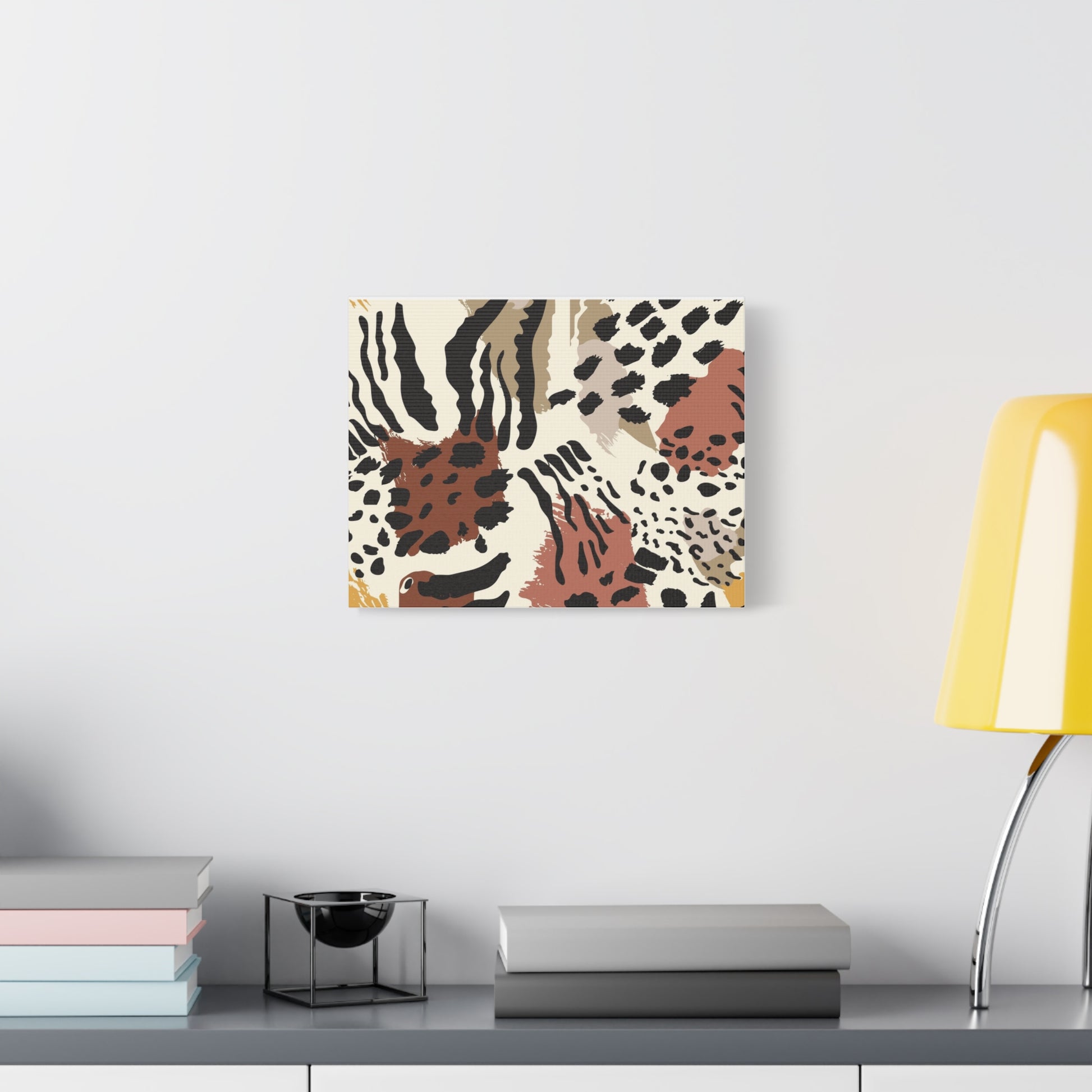 Abstract Animal Print Canvas Art - Modern Home Decor