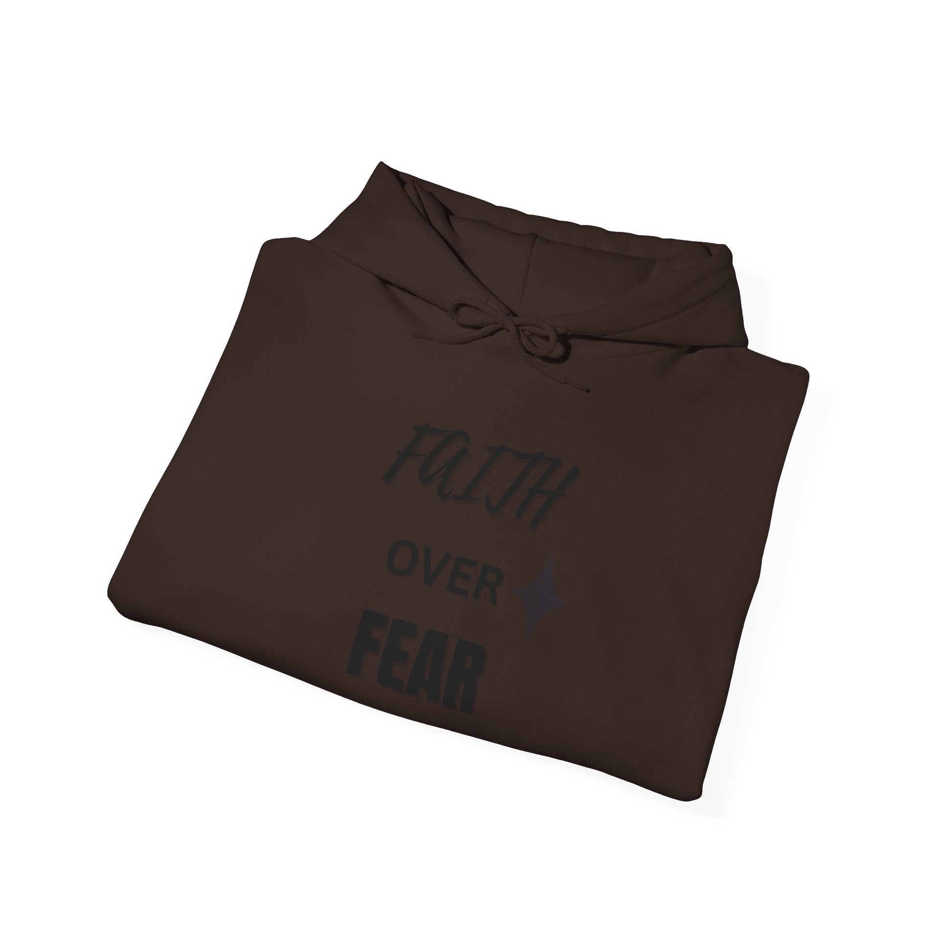 Faith Over Fear Hoodie - Unisex Heavy Blend Sweatshirt for Comfort and Inspiration