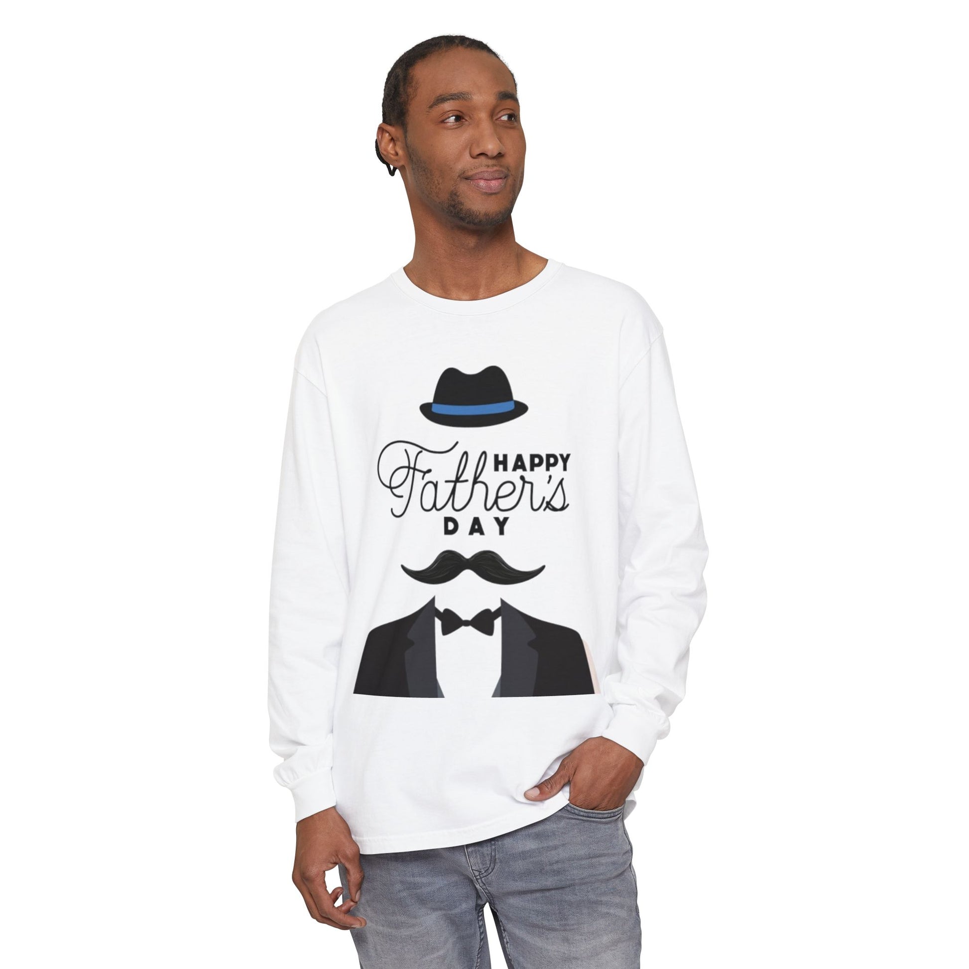 Unisex Garment-dyed Long Sleeve T-Shirt