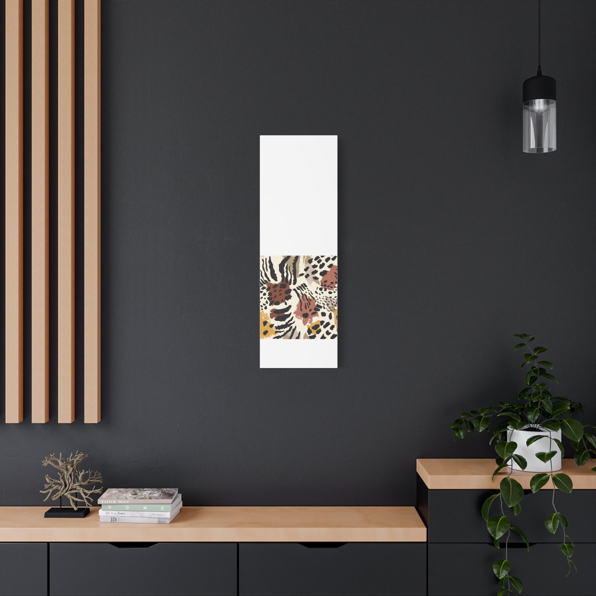 Abstract Animal Print Canvas Art - Modern Home Decor