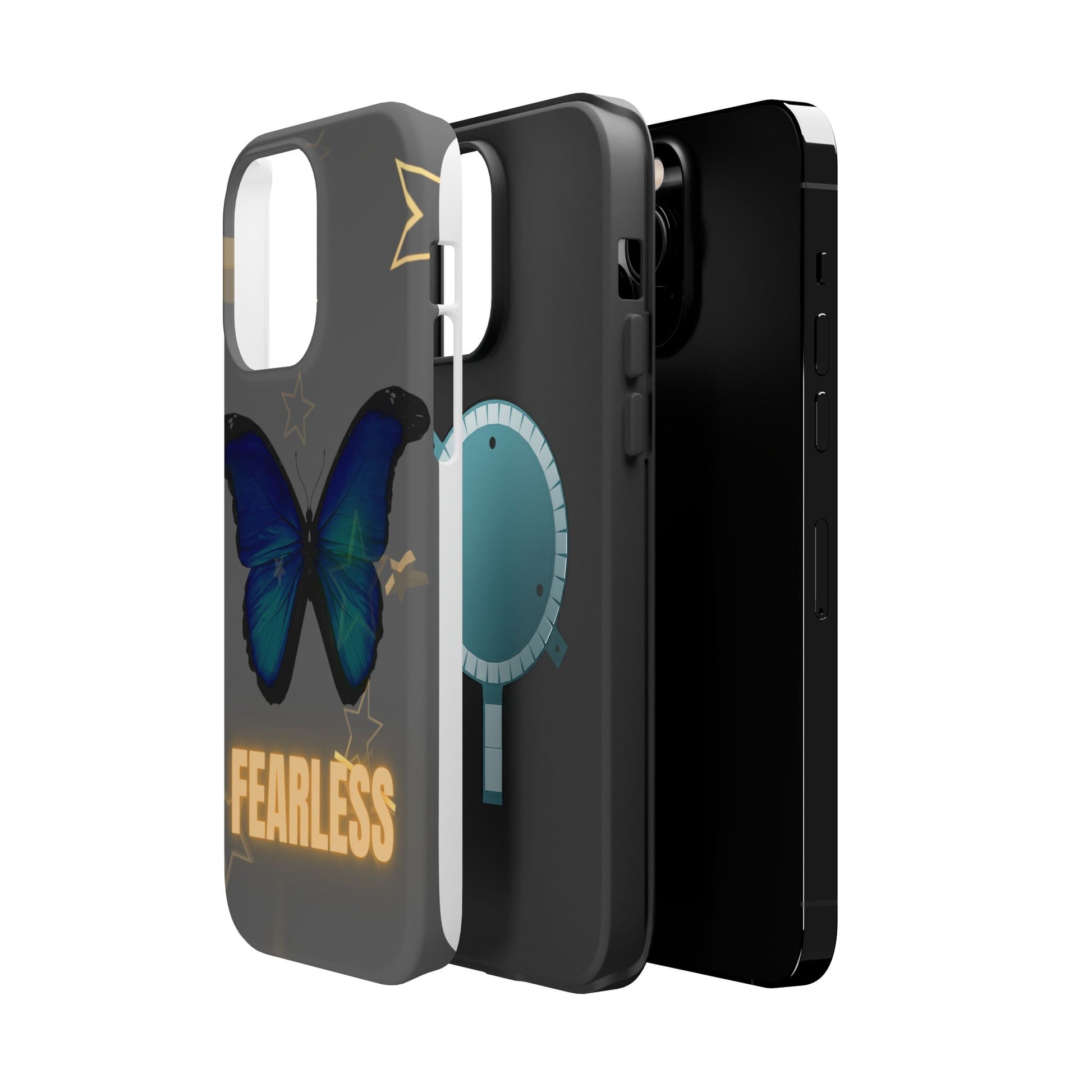 Fearless Butterfly Magnetic Phone Case - Bold and Inspirational Design