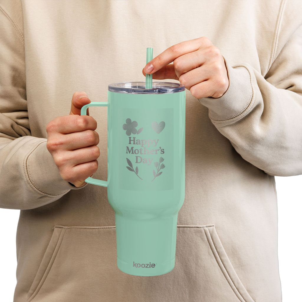 Happy Mother's Day Insulated Tumbler - 40oz with Lid & Straw