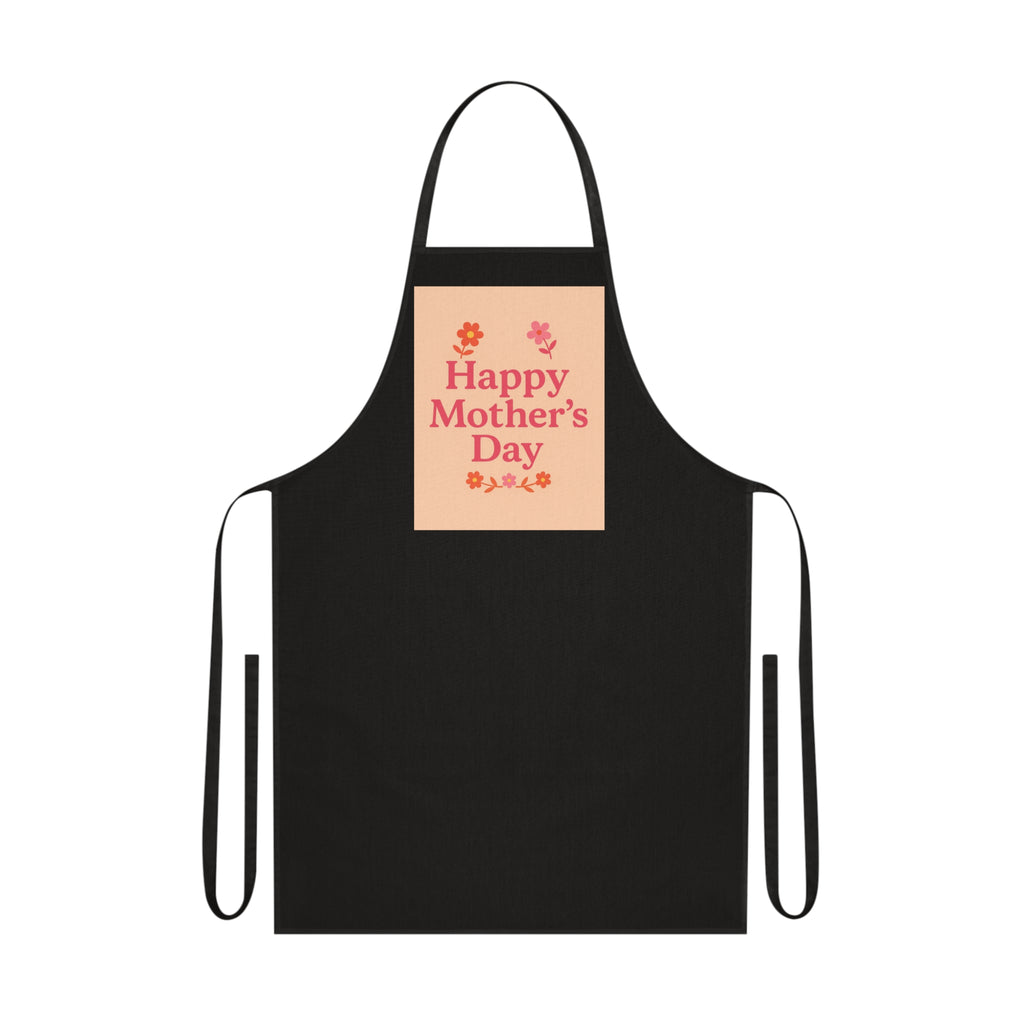 Happy Mother's Day Cotton Apron - Perfect Gift for Moms
