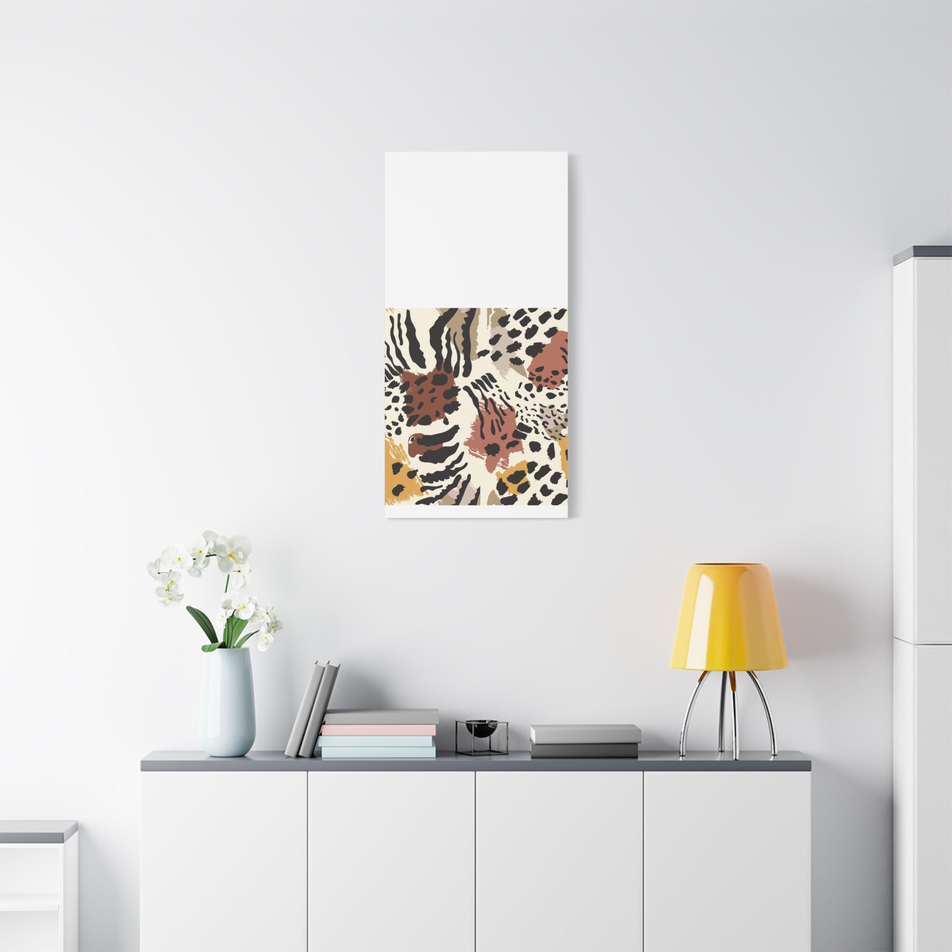 Abstract Animal Print Canvas Art - Modern Home Decor