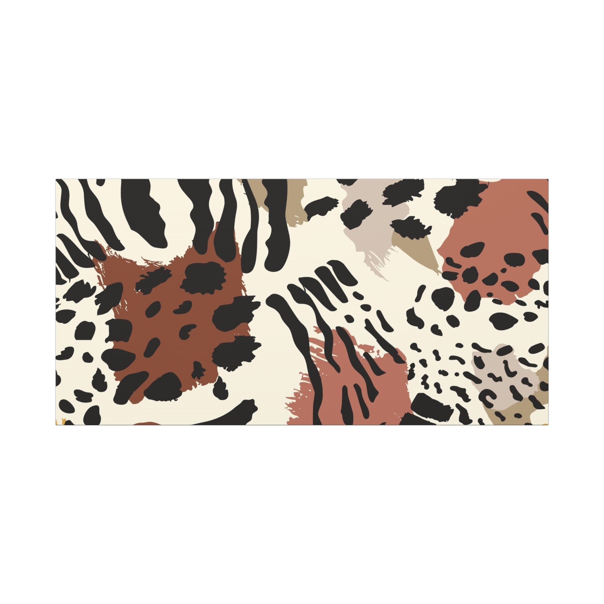 Abstract Animal Print Canvas Art - Modern Home Decor