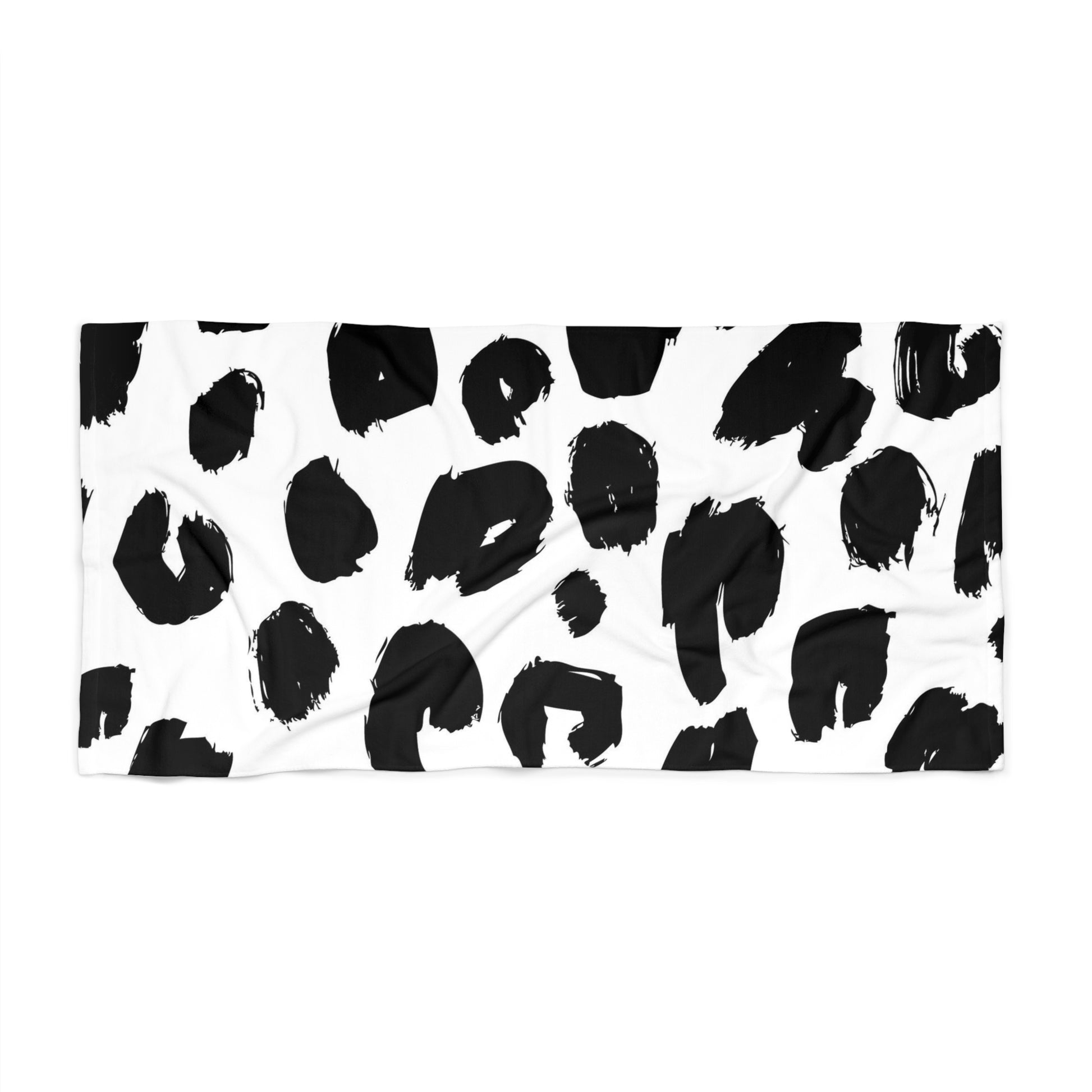 Chic Leopard Print Beach Towel – Stylish Sandy Day Essential