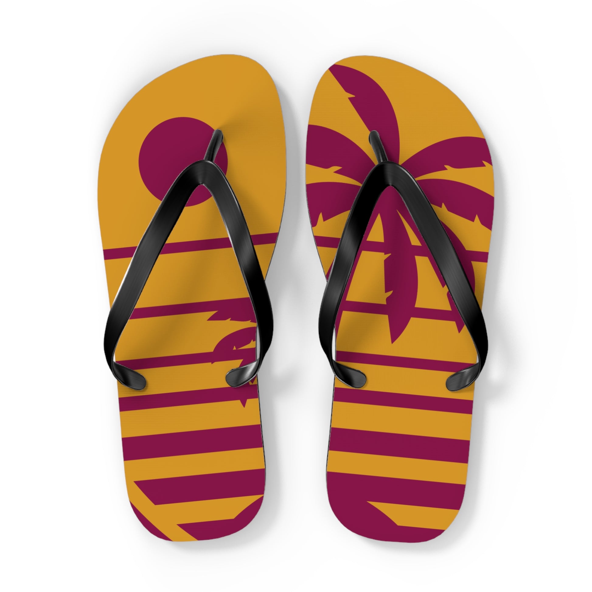 Tropical Sun Flip Flops | Vibrant Beach Sandals for Summer Fun