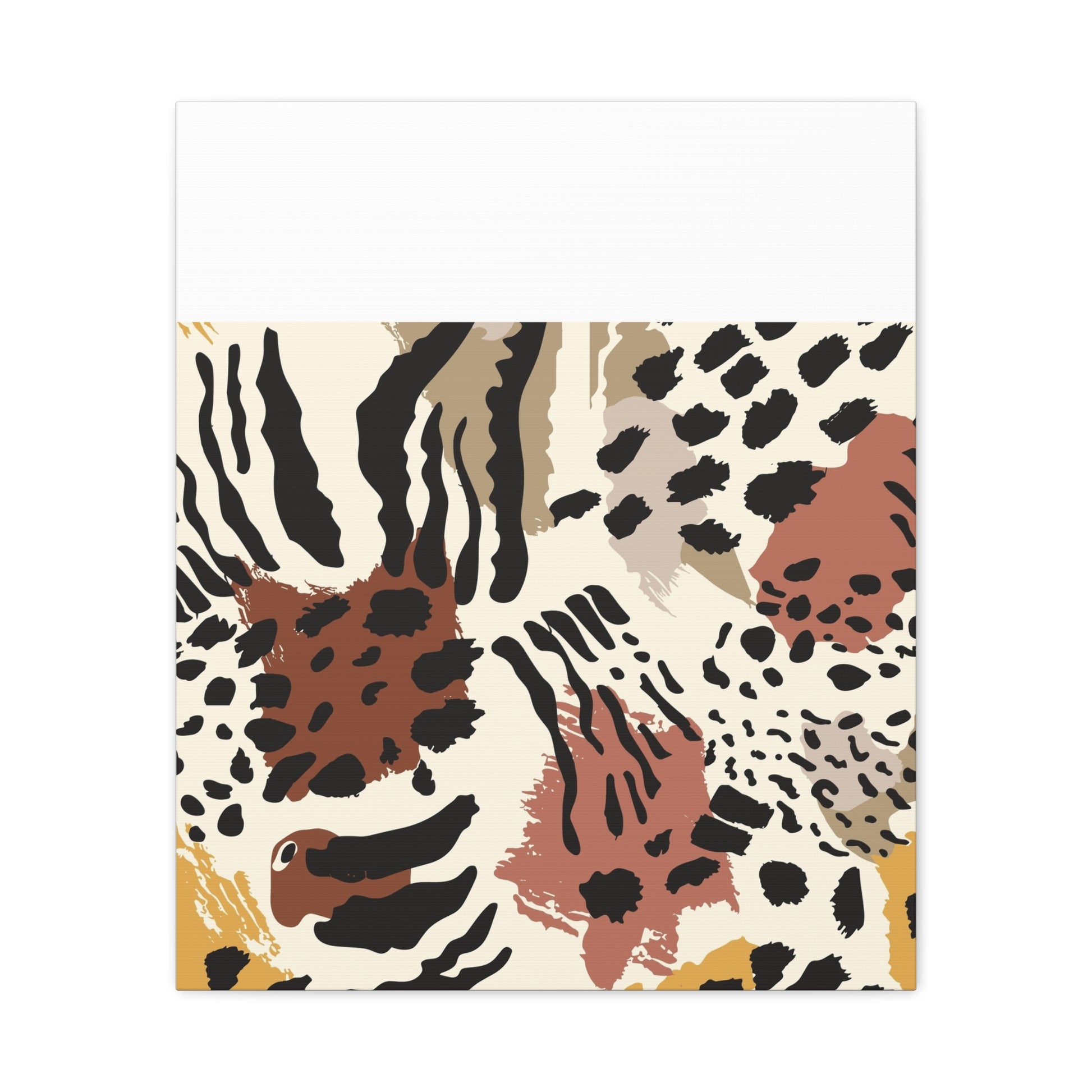 Abstract Animal Print Canvas Art - Modern Home Decor