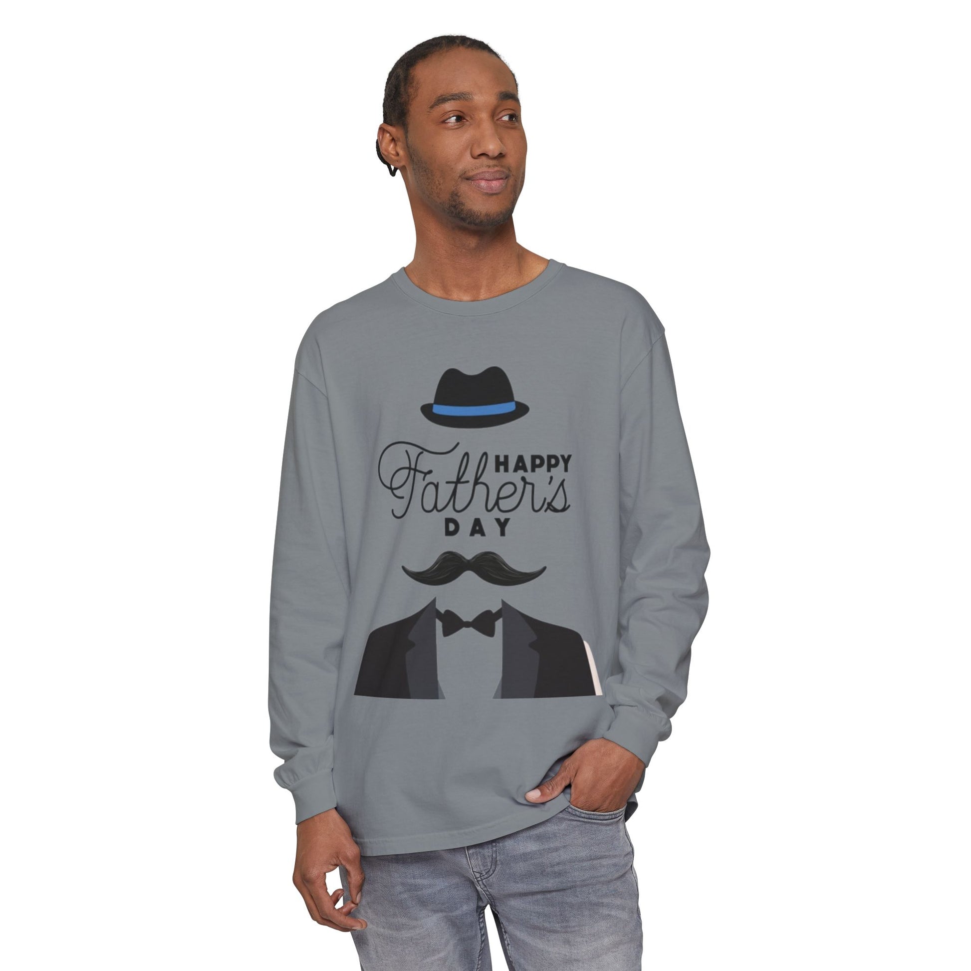 Unisex Garment-dyed Long Sleeve T-Shirt
