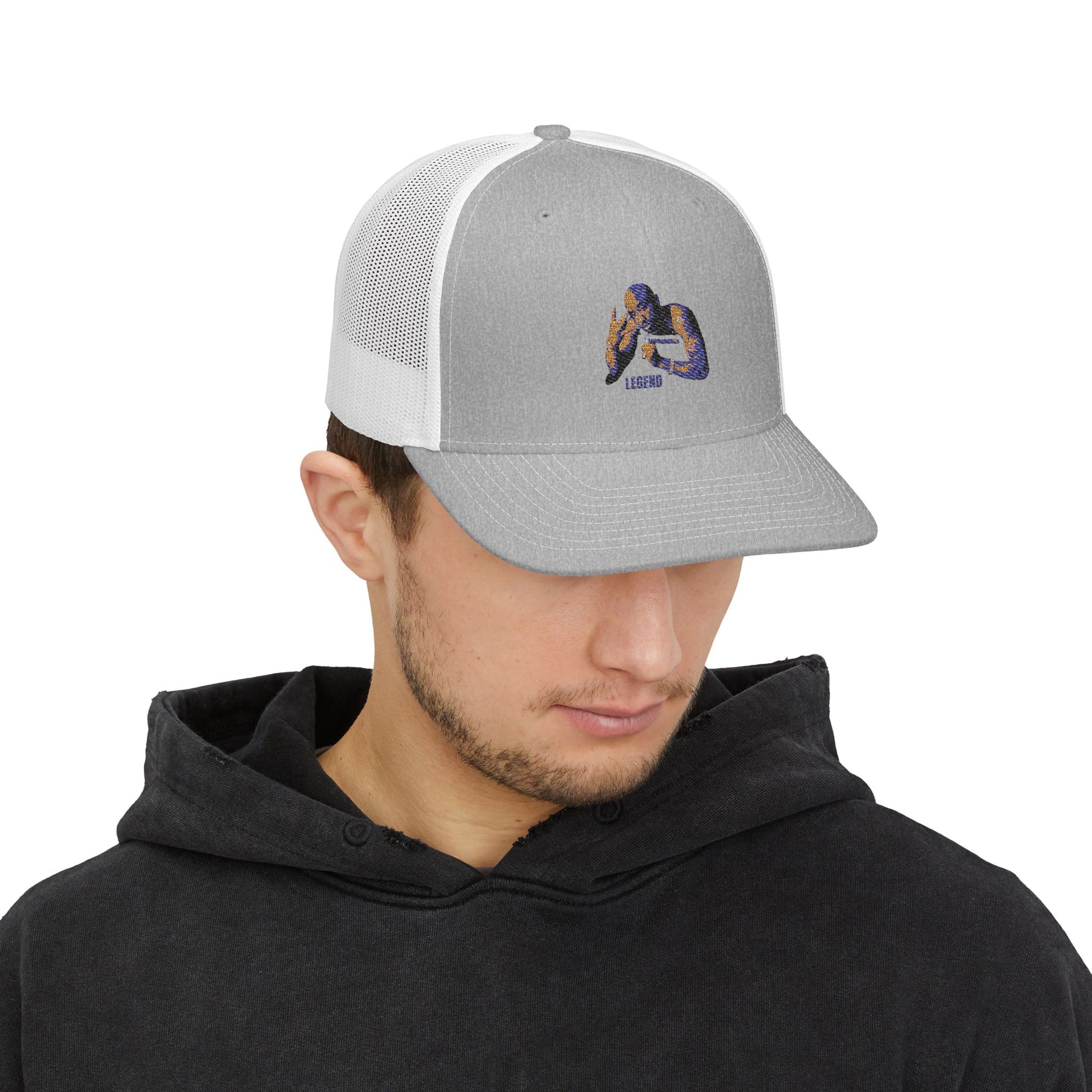 Stylish Embroidered Snapback Trucker Cap - Perfect for Sports Fans & Casual Wear