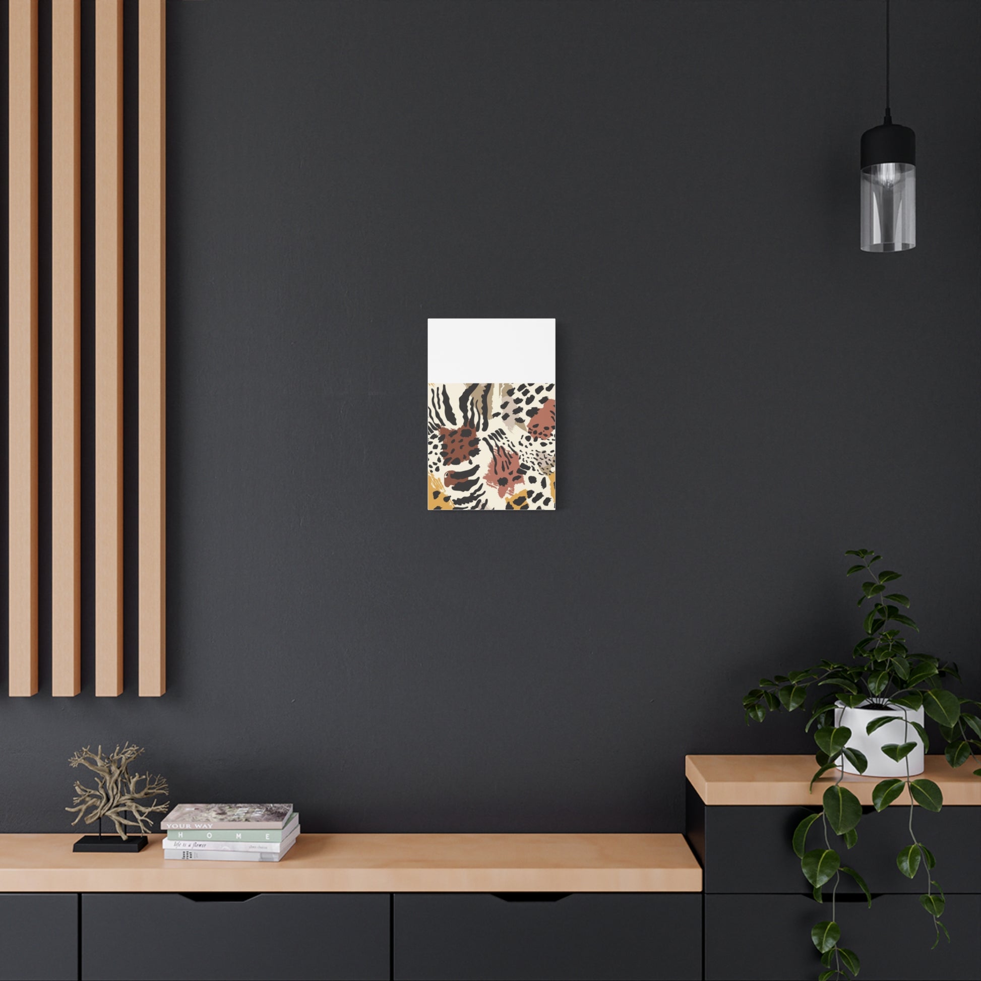 Abstract Animal Print Canvas Art - Modern Home Decor