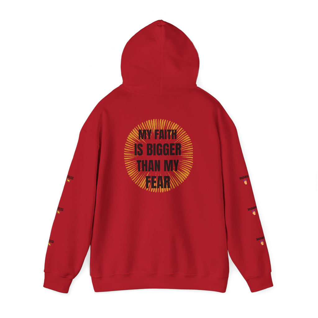 Faith Over Fear Hoodie - Unisex Heavy Blend Sweatshirt for Comfort and Inspiration