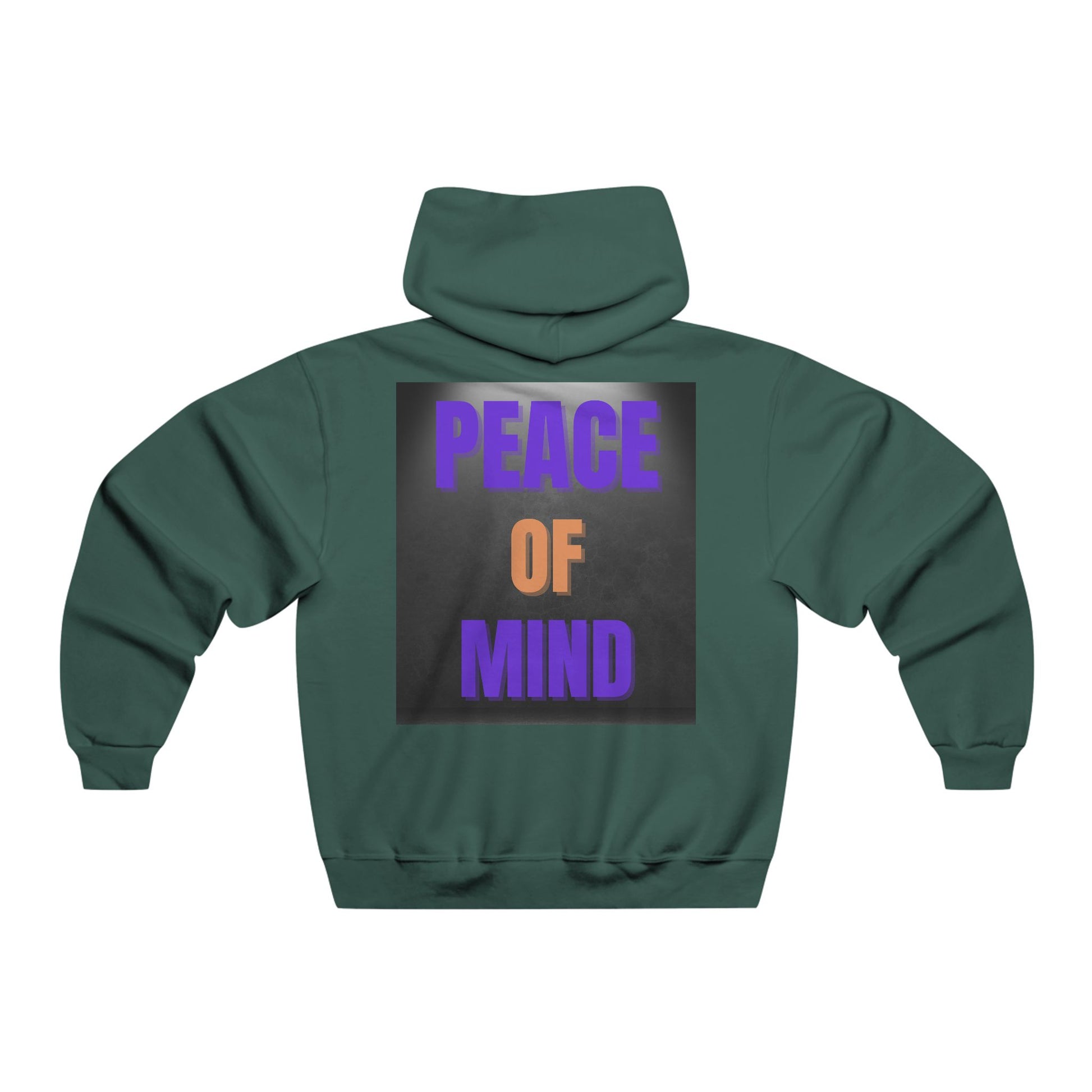 Men's Hooded Sweatshirt - Love Real & Peace of Mind Designs
