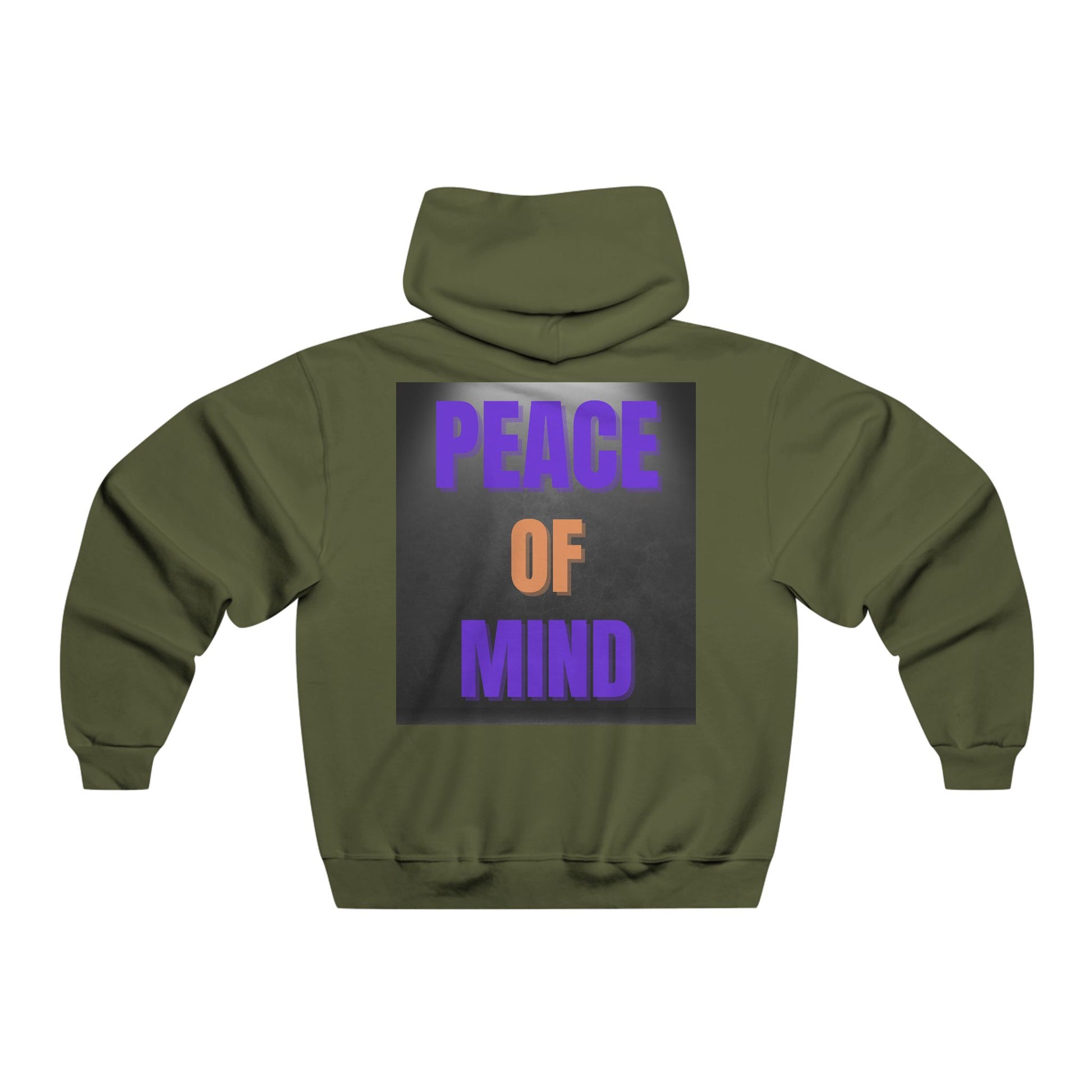 Men's Hooded Sweatshirt - Love Real & Peace of Mind Designs