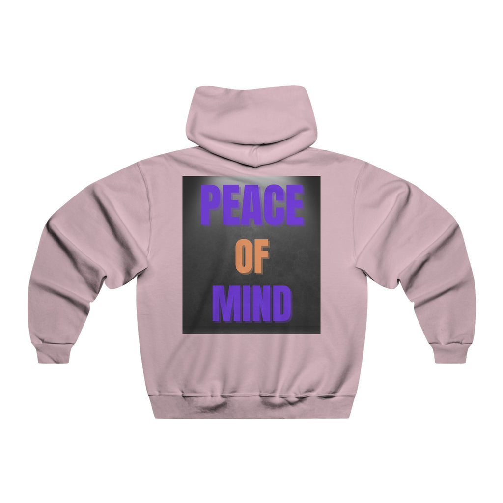 Men's Hooded Sweatshirt - Love Real & Peace of Mind Designs