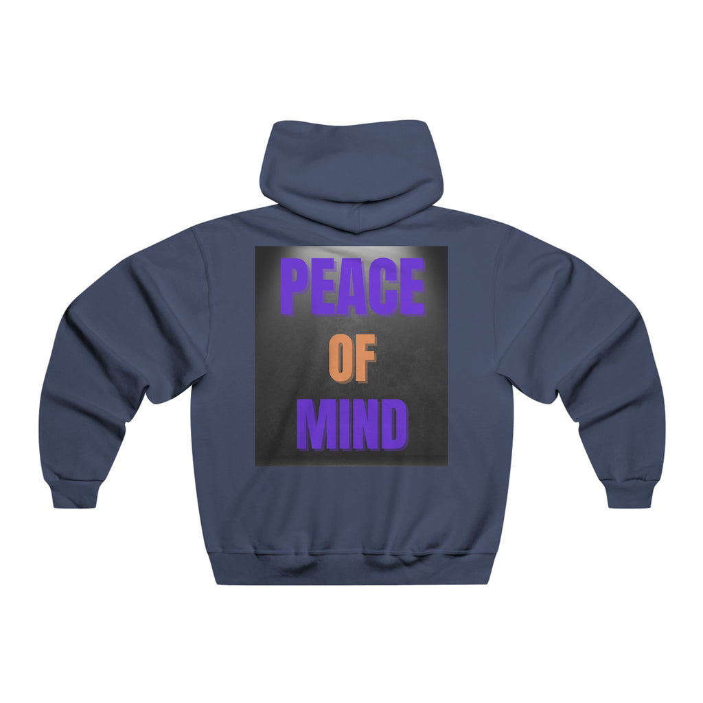 Men's Hooded Sweatshirt - Love Real & Peace of Mind Designs