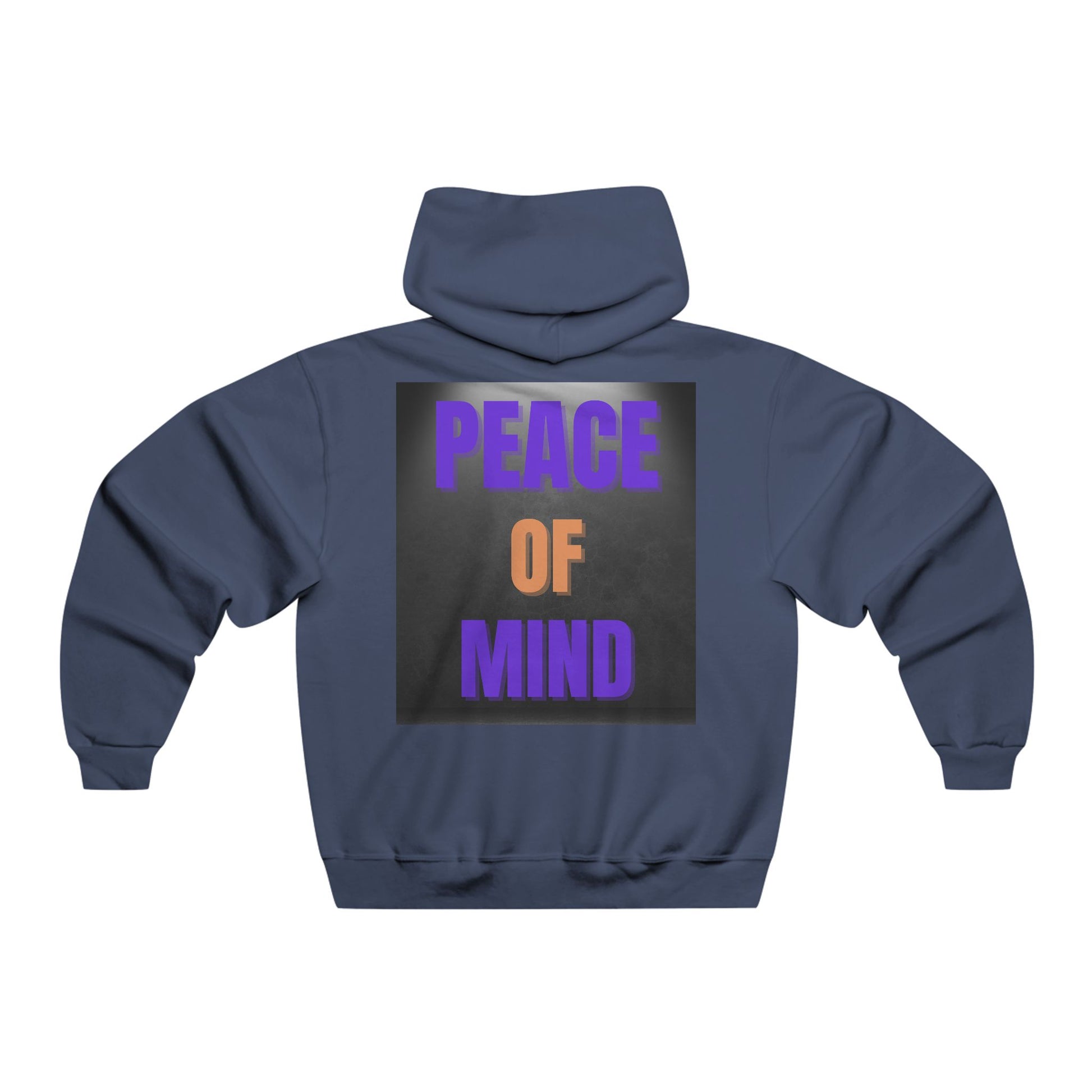 Men's Hooded Sweatshirt - Love Real & Peace of Mind Designs