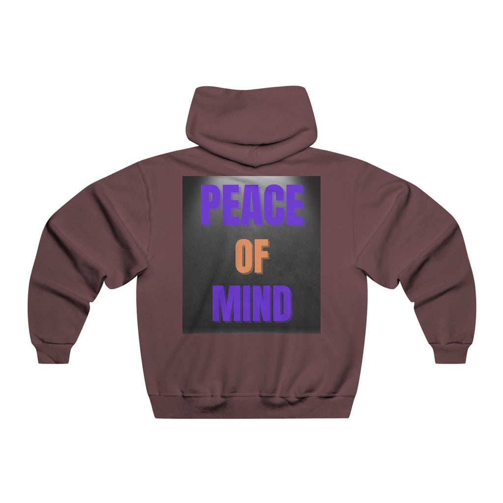 Men's Hooded Sweatshirt - Love Real & Peace of Mind Designs