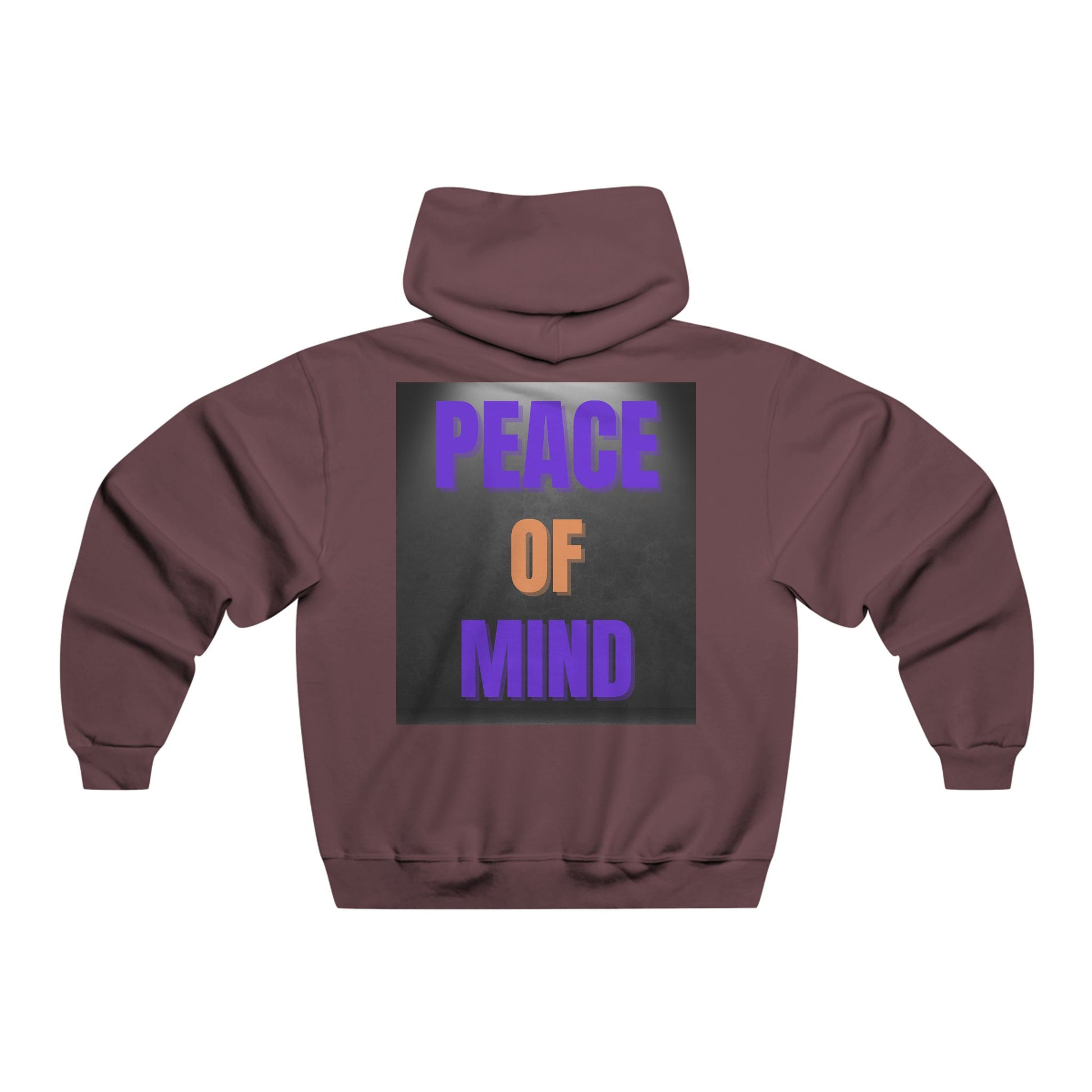 Men's Hooded Sweatshirt - Love Real & Peace of Mind Designs