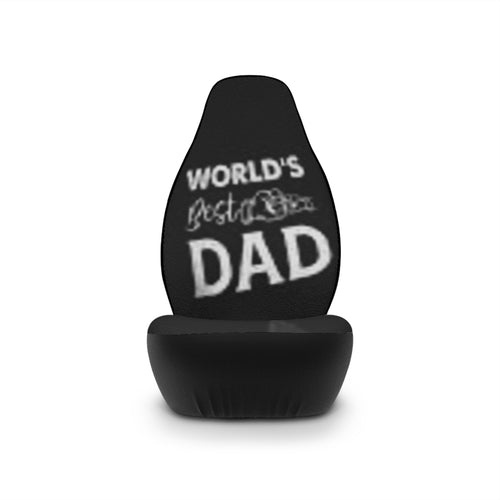 'World's Best Dad' Car Seat Covers - Perfect Gift for Father's Day and Dads on the Go