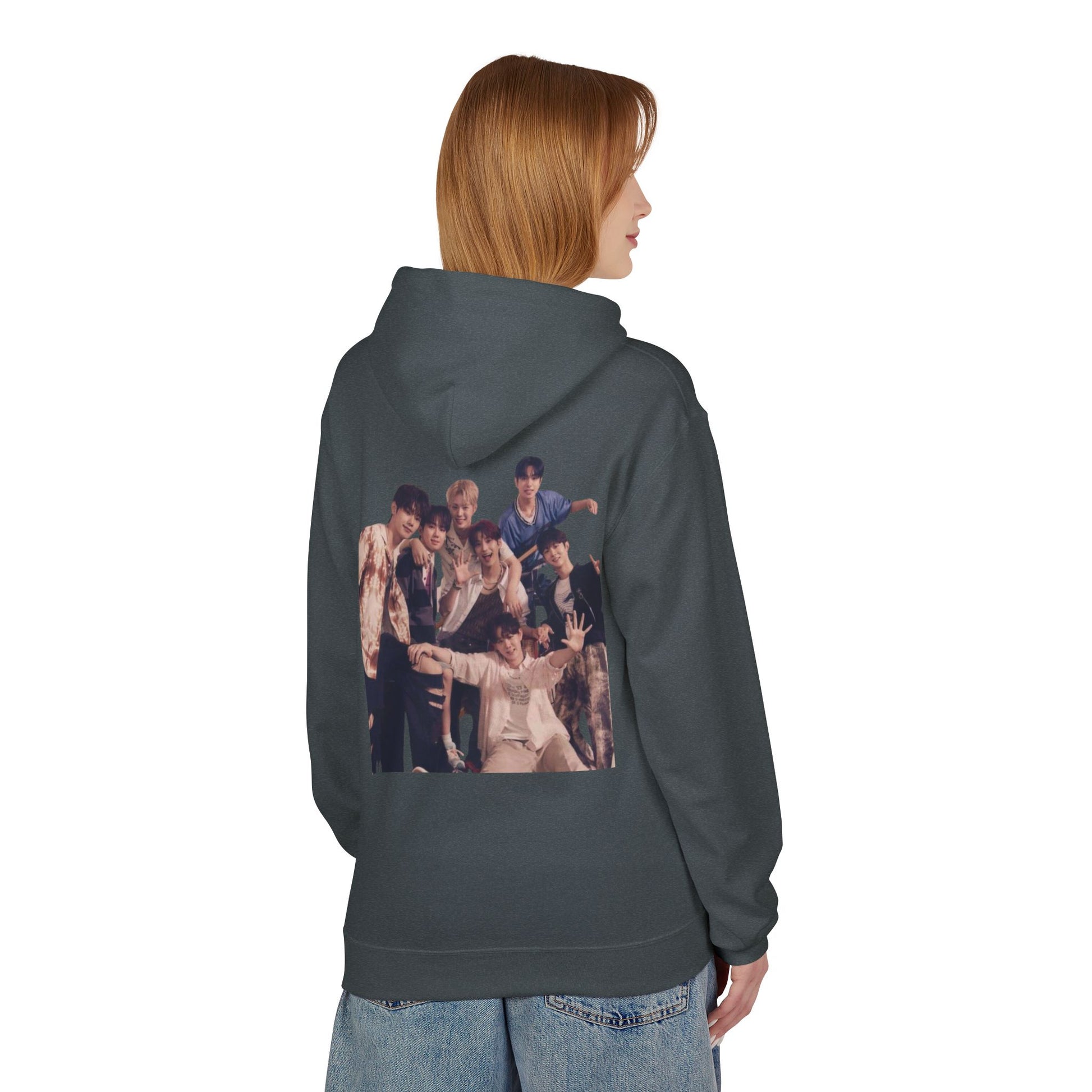 Unisex Midweight Softstyle Fleece Hoodie - Stylish Group Photo Design