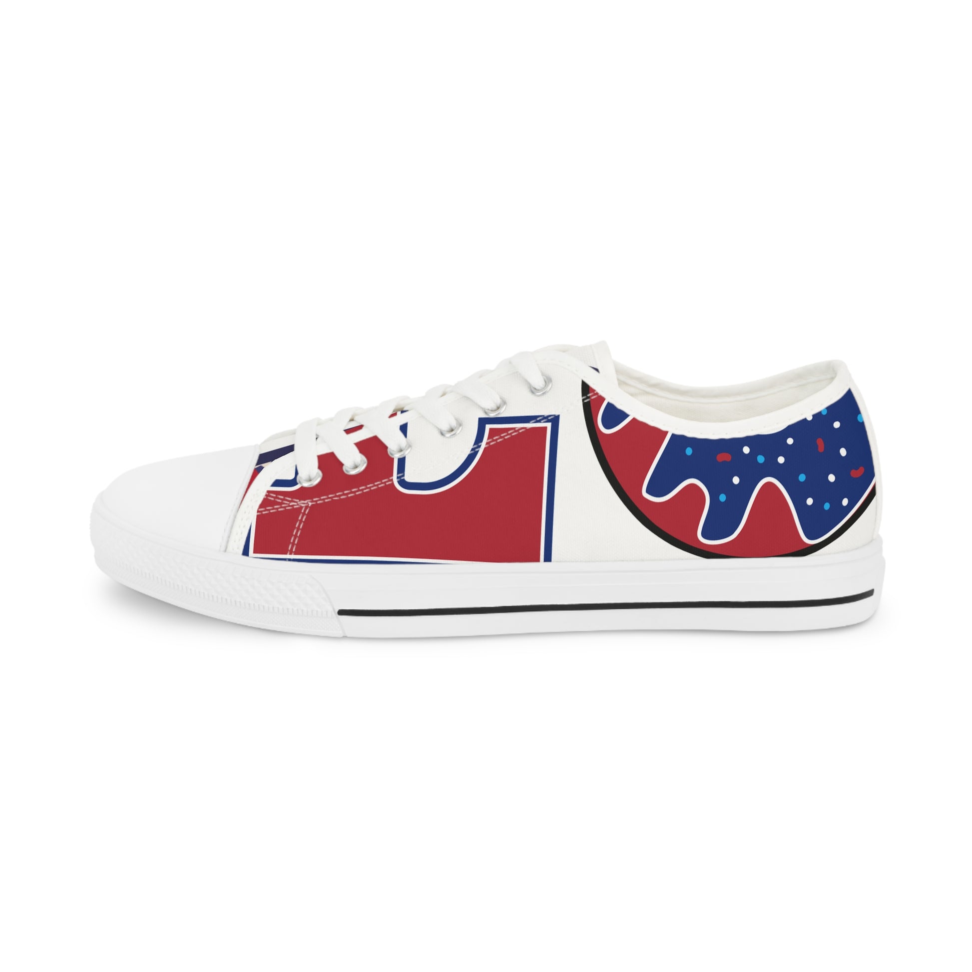 SANID BEAUTY Men’s Low-Top Sneakers – Lightweight Graphic Streetwear Style