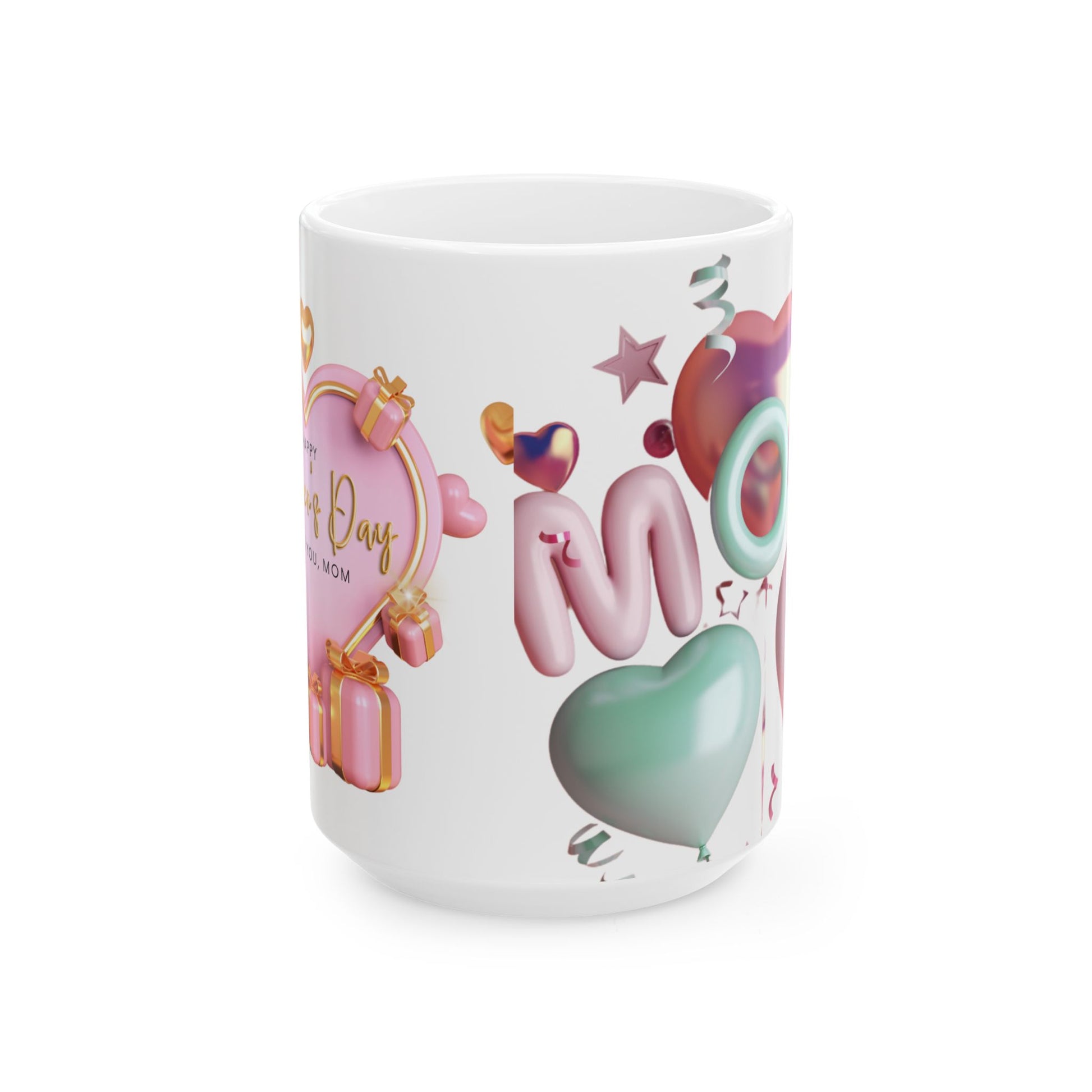 Colorful Mother's Day Ceramic Mug - Perfect Gift for Mom