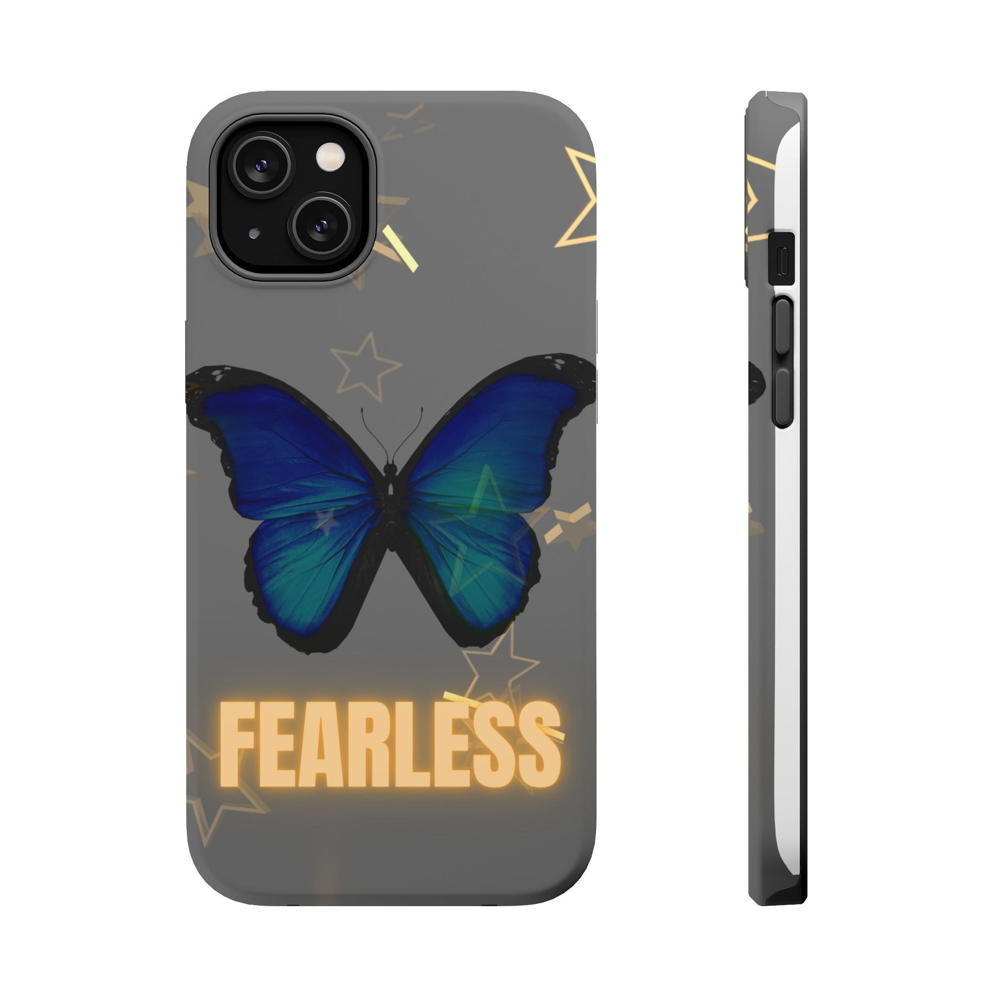 Fearless Butterfly Magnetic Phone Case - Bold and Inspirational Design