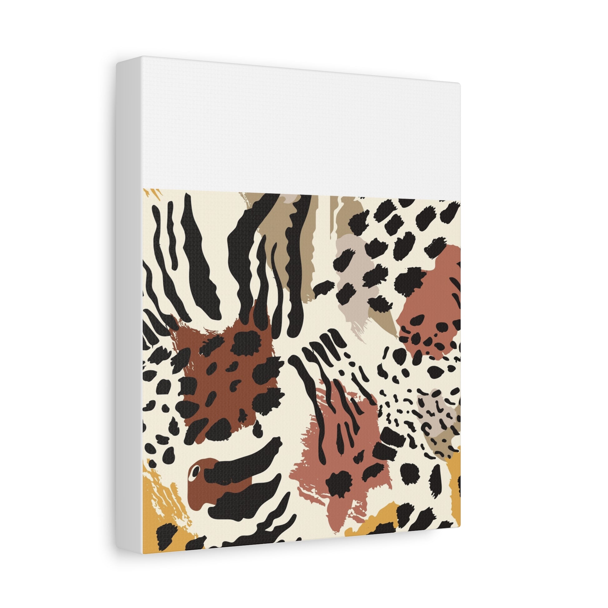 Abstract Animal Print Canvas Art - Modern Home Decor